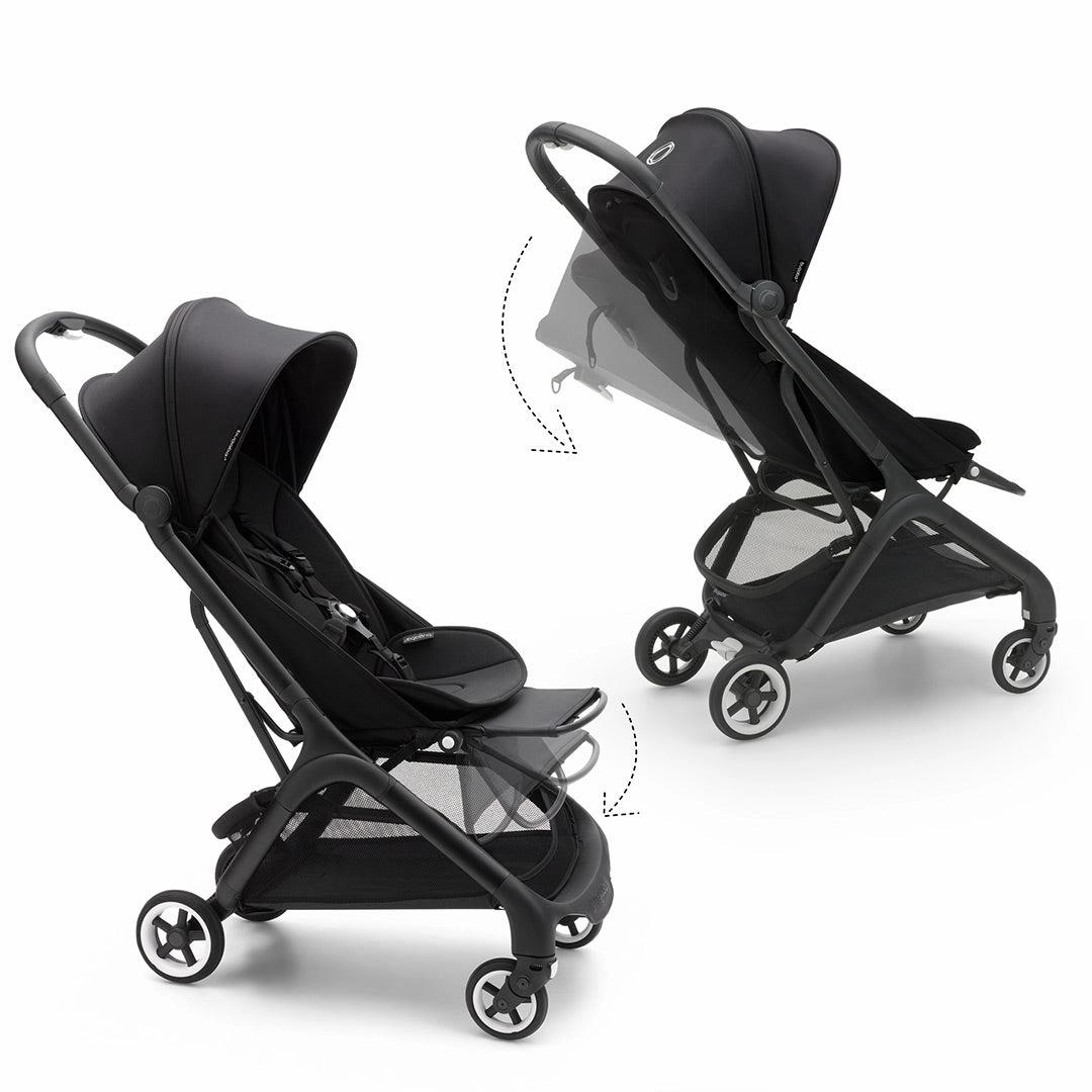 Bugaboo Butterfly Travel Pushchair - Black/Midnight Black