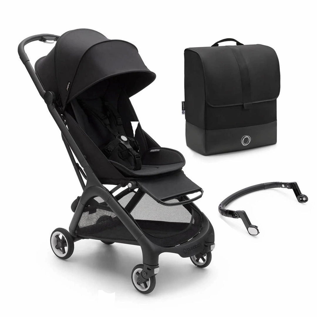 Bugaboo Butterfly Travel Pushchair - Black/Midnight Black