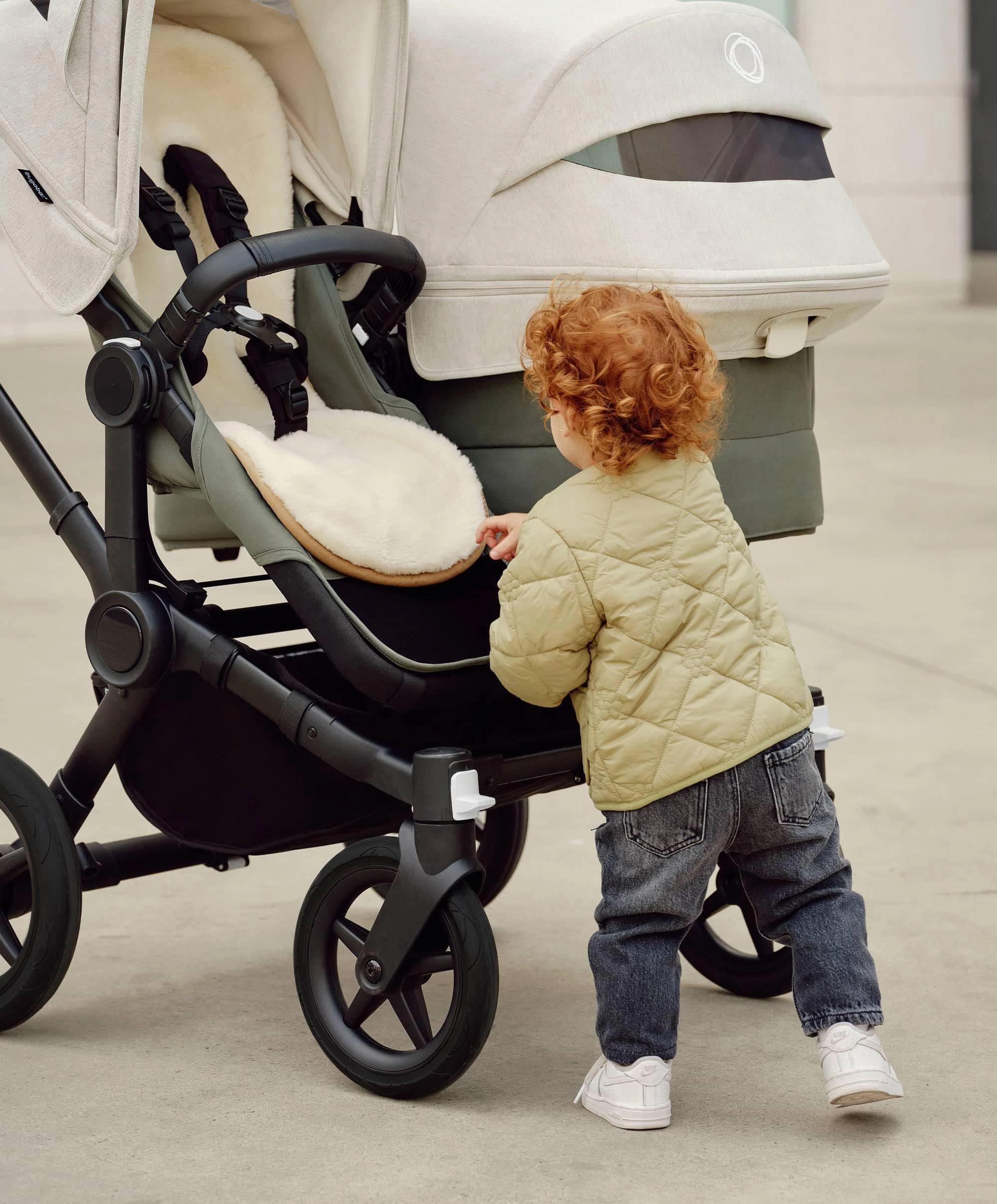 Bugaboo Donkey 5 Double Carrycot & Seat Pushchair - Forest Green