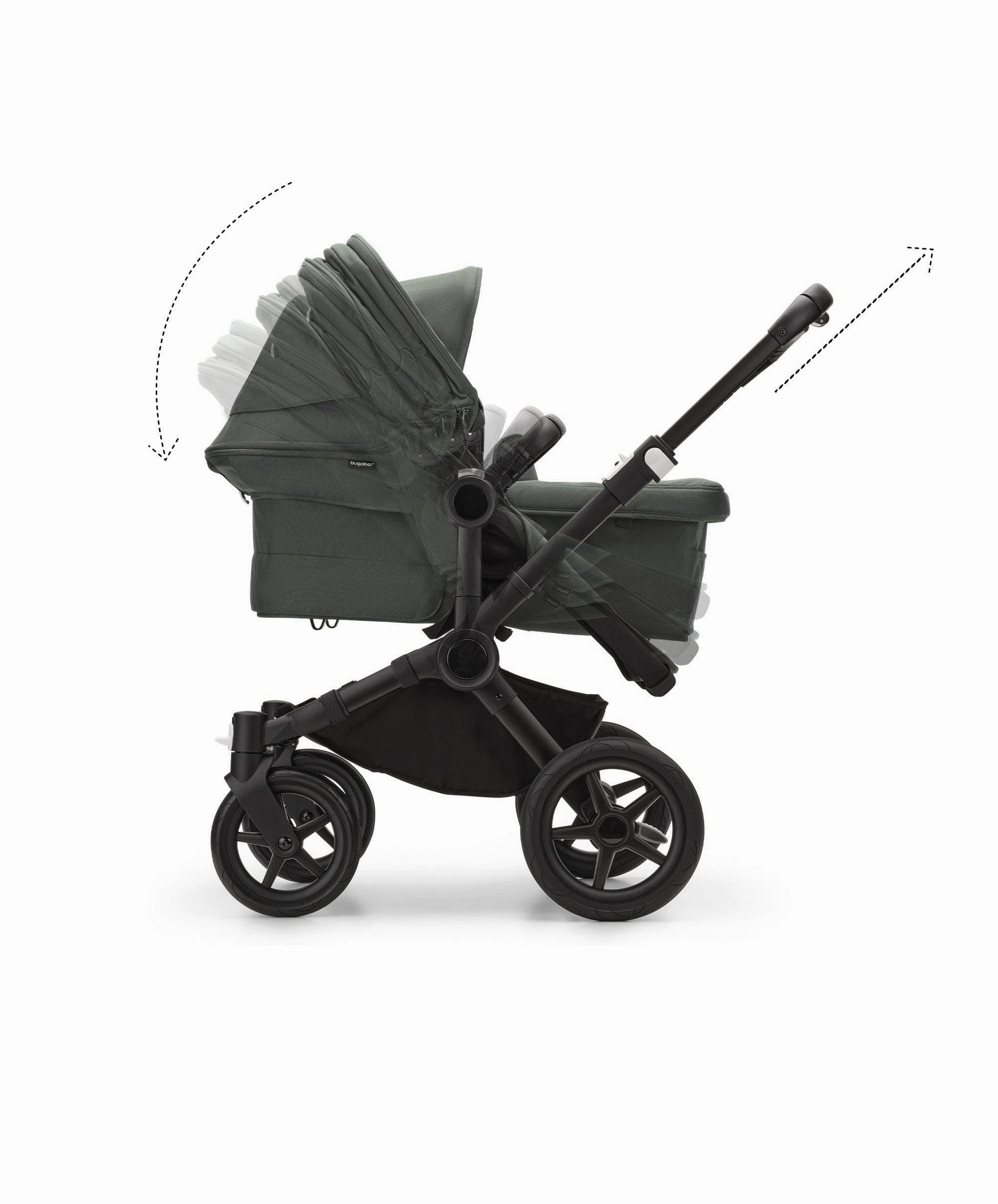 Bugaboo Donkey 5 Double Carrycot & Seat Pushchair - Forest Green