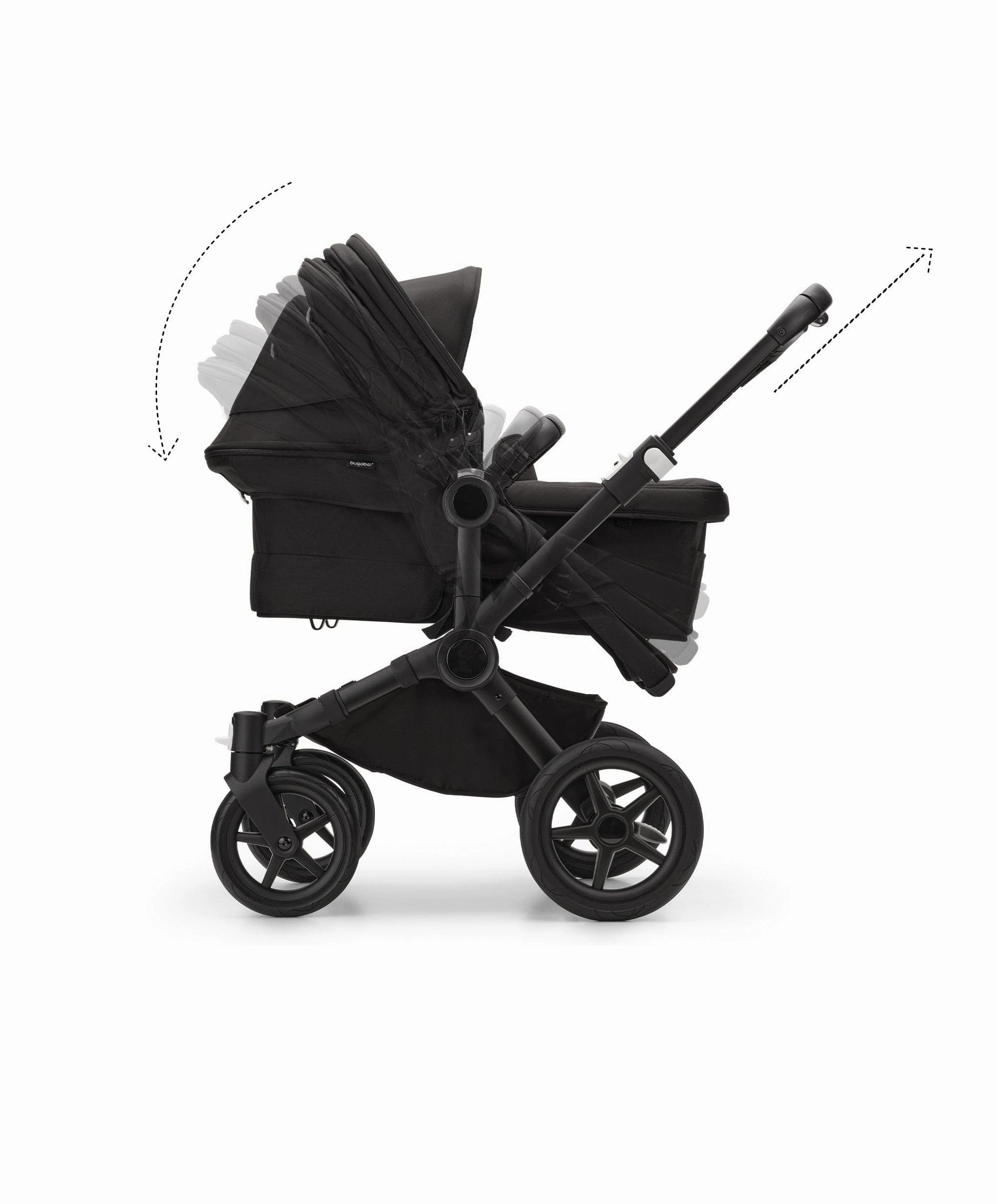 Bugaboo Donkey 5 Double Carrycot & Seat Pushchair - Midnight Black