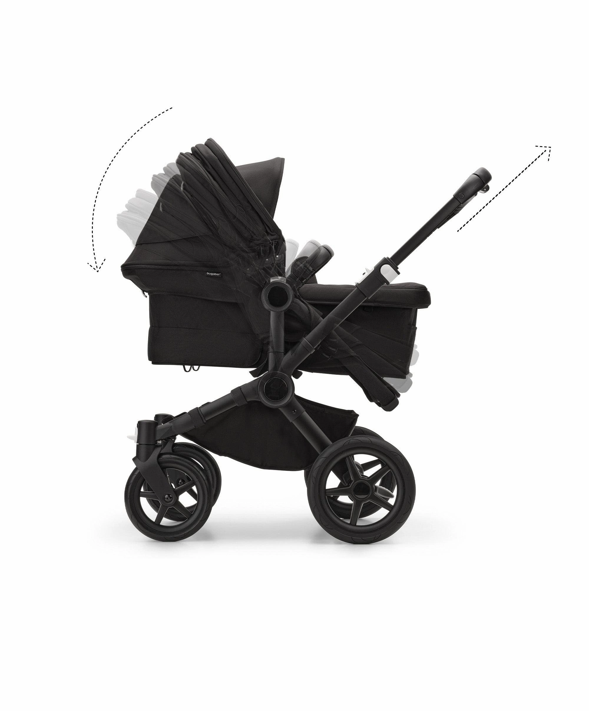 Bugaboo Donkey 5 Double Carrycot & Seat Pushchair - Midnight Black