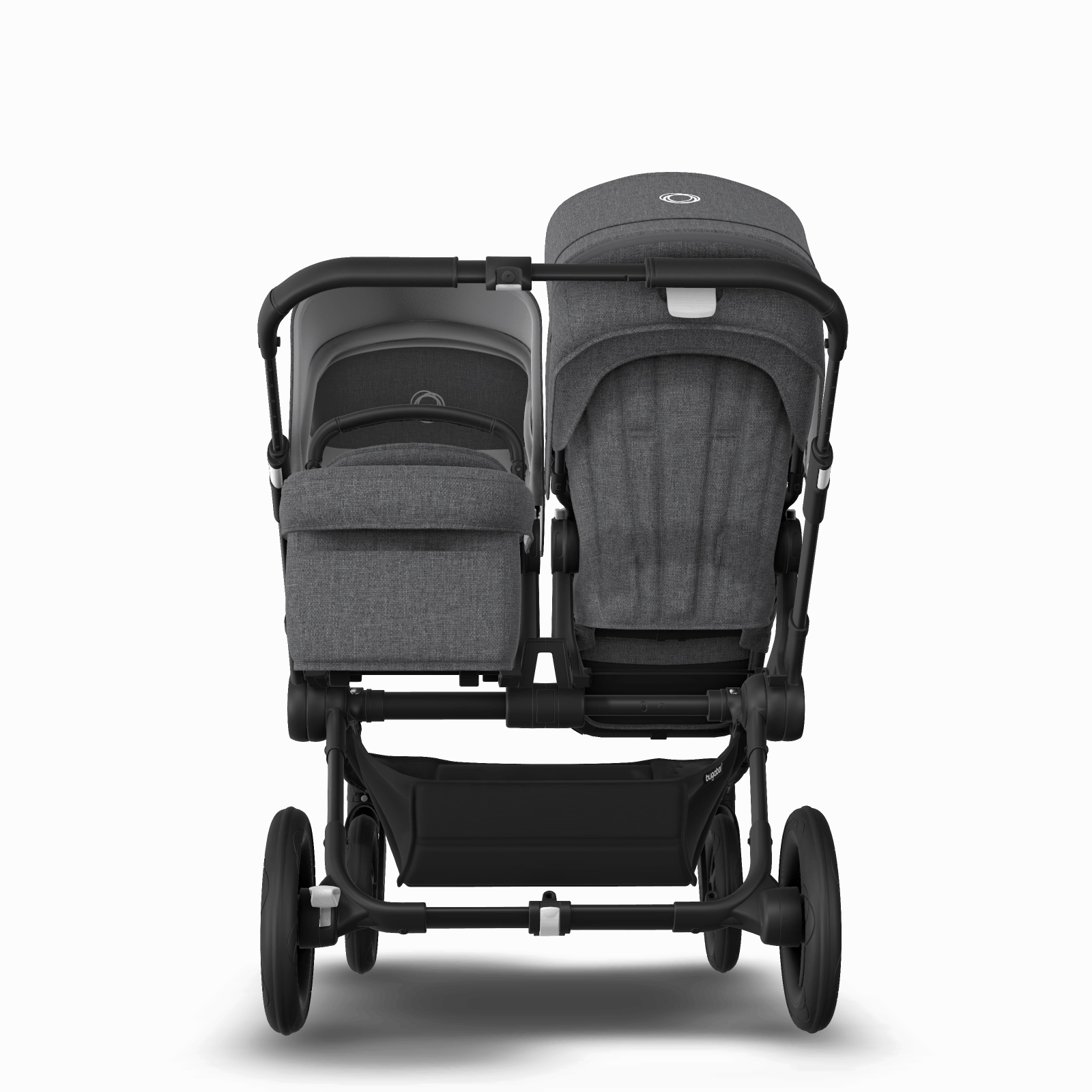 Bugaboo Donkey 5 Duo - Black/Grey Melange/Grey Melange