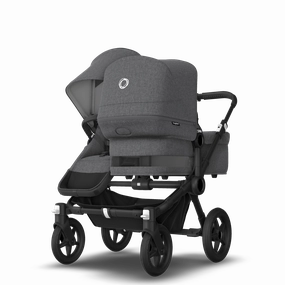 Bugaboo Donkey 5 Duo - Black/Grey Melange/Grey Melange