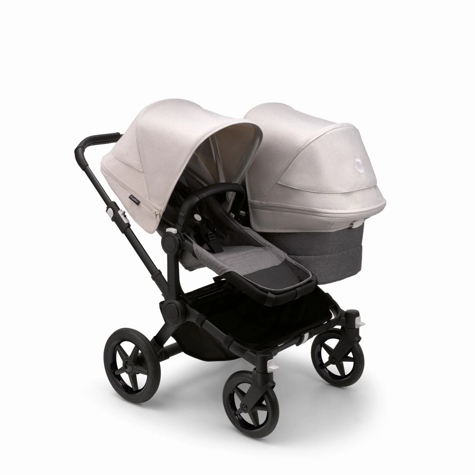 Bugaboo Donkey 5 Duo - Black/Grey Melange/Misty White