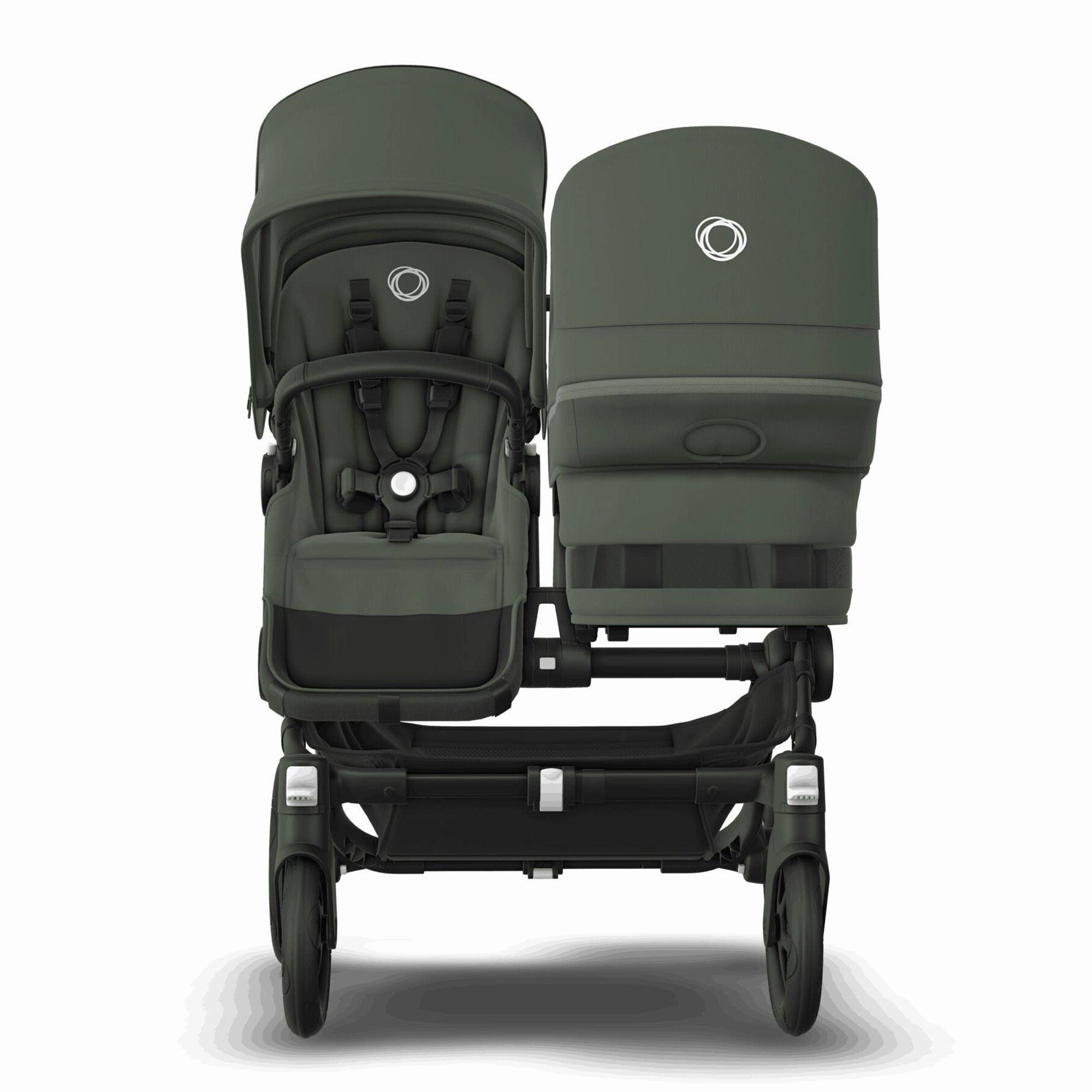 Bugaboo Donkey 5 Duo Complete Pushchair - Black/Forest Green