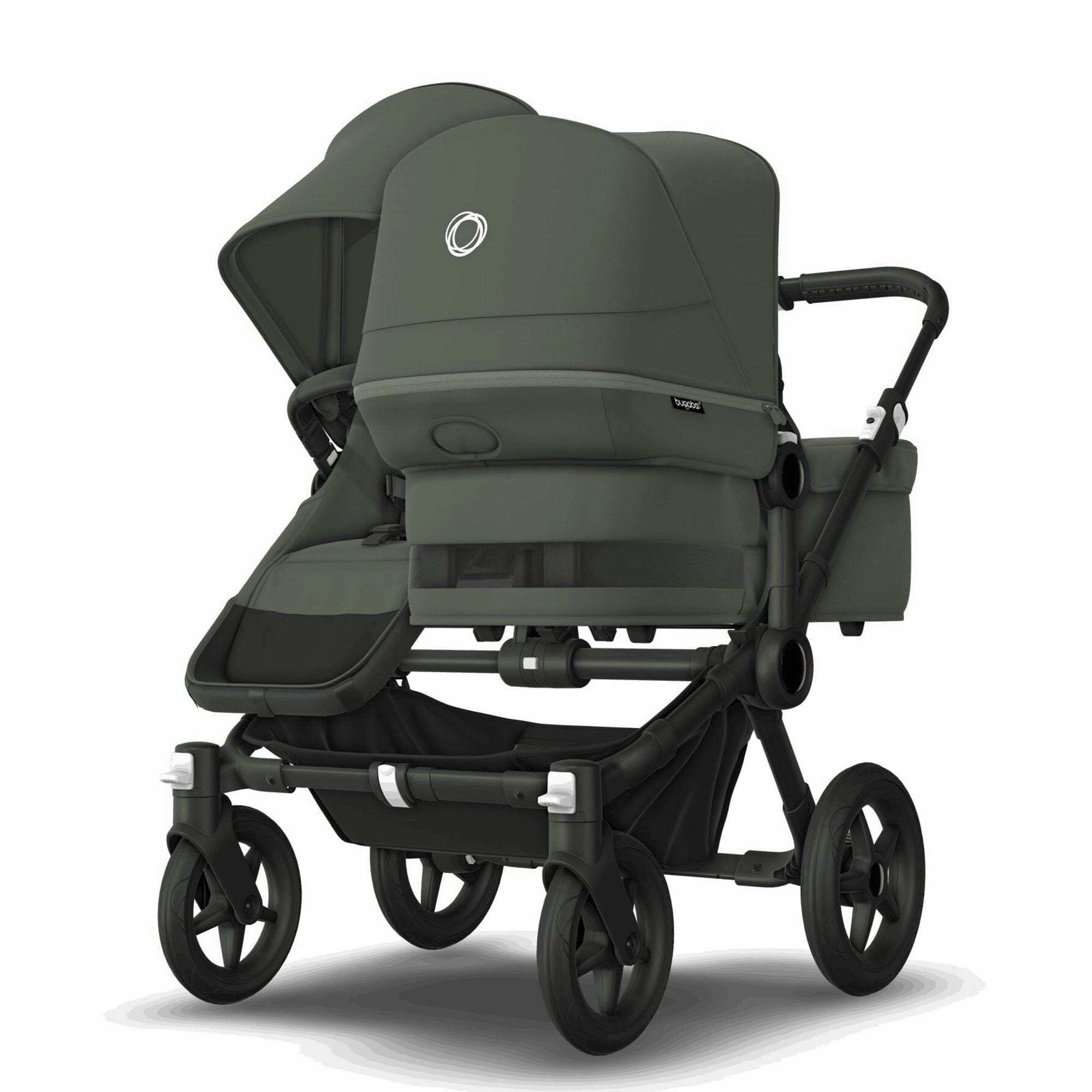 Bugaboo Donkey 5 Duo Complete Pushchair - Black/Forest Green