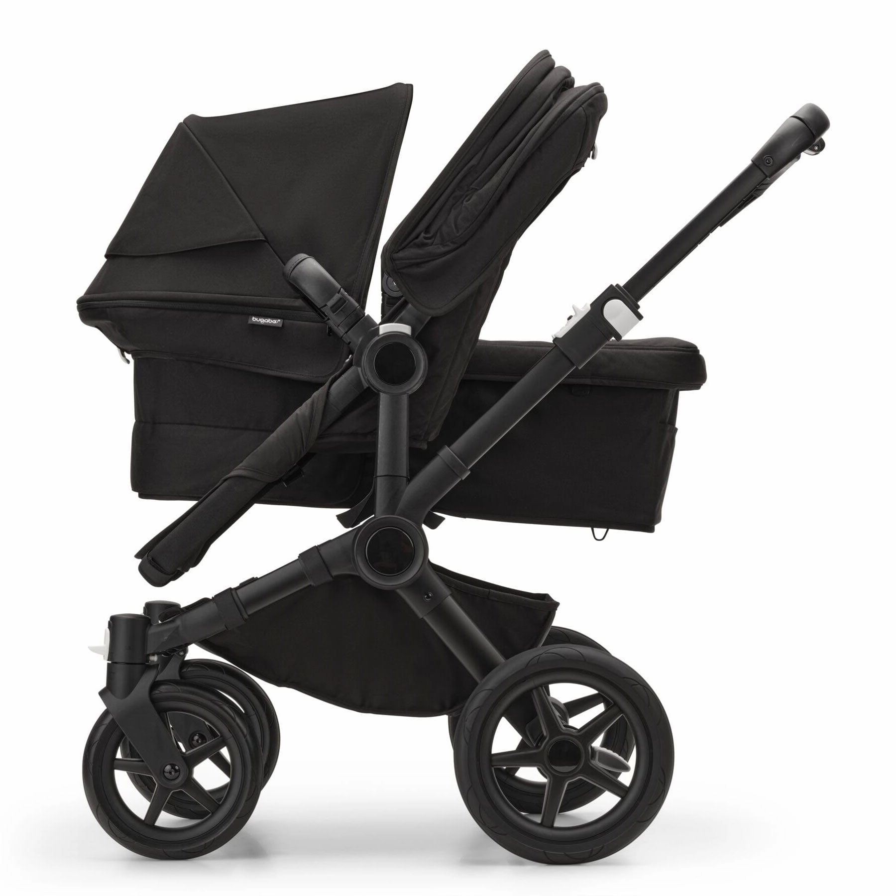Bugaboo Donkey 5 Duo Complete Pushchair - Black/Midnight Black