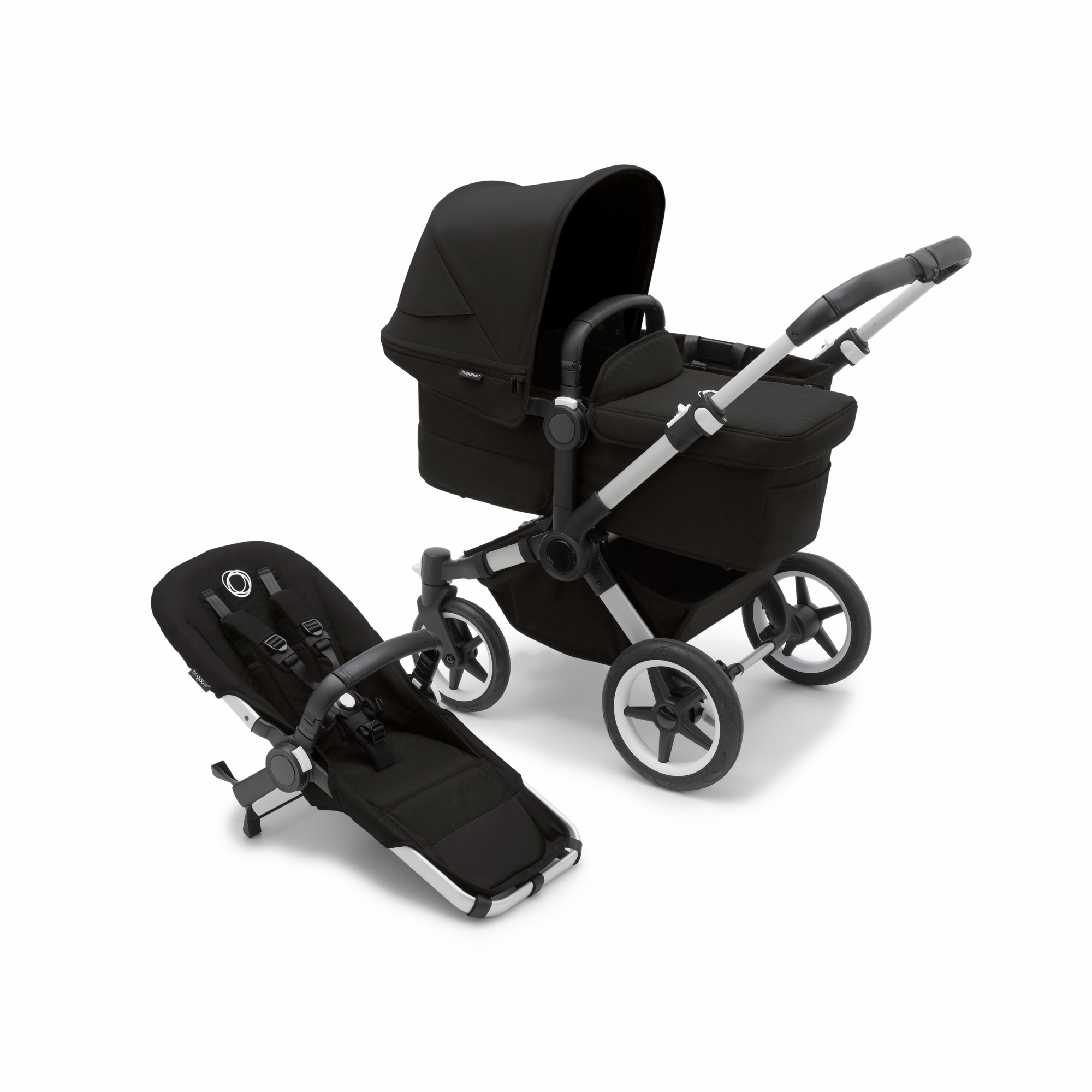 Bugaboo Donkey 5 Duo Double Stroller - Complete Set (2 Seats and 1 Bassinet)