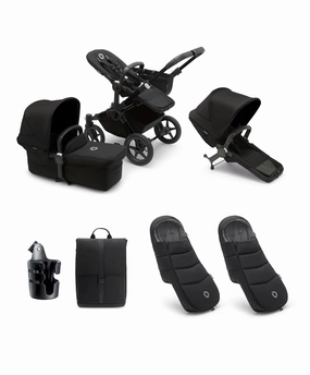 Bugaboo Donkey 5 Duo Pushchair Essential Bundle - Black