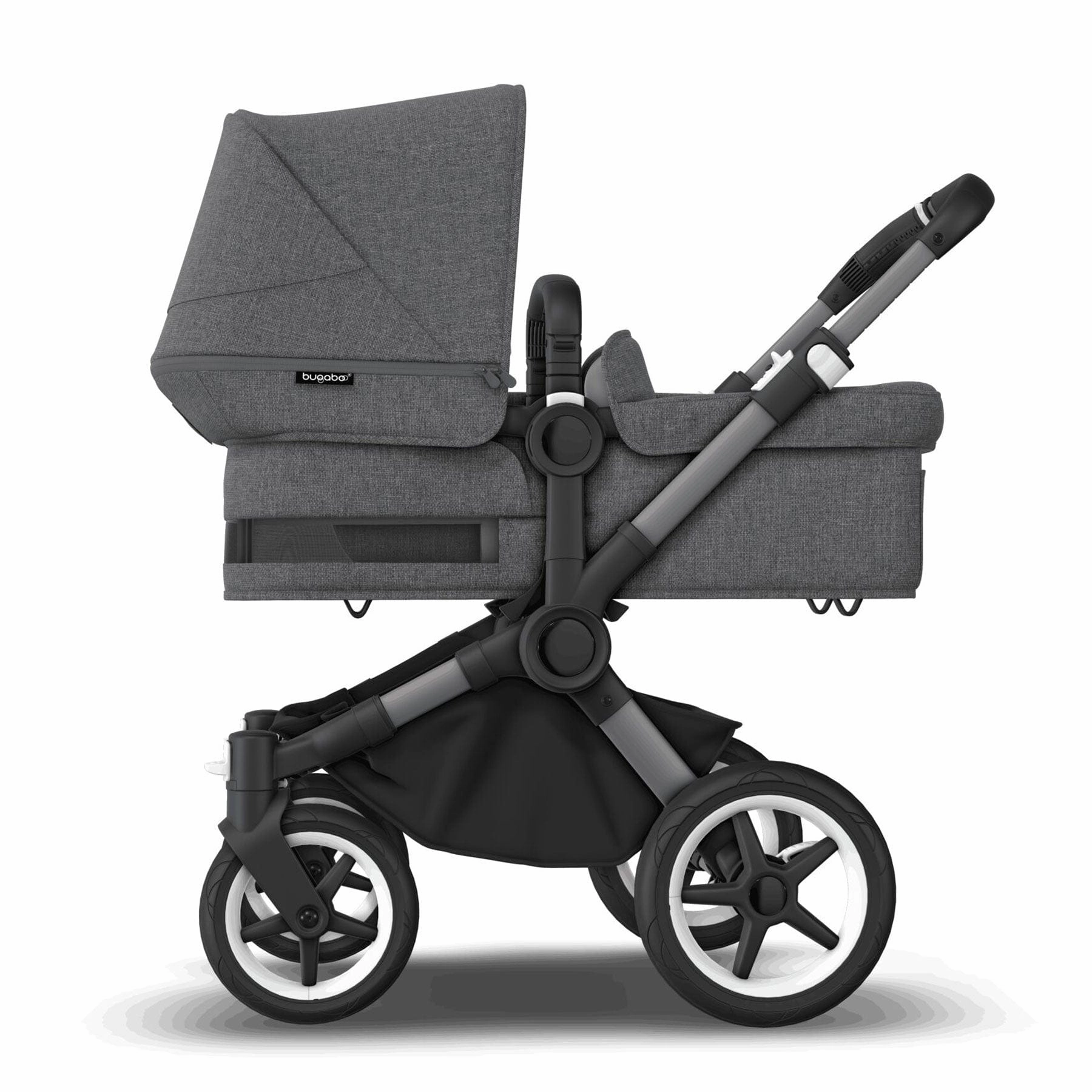 Bugaboo Donkey 5 Mono Cloud T Travel System - Grey Mlange