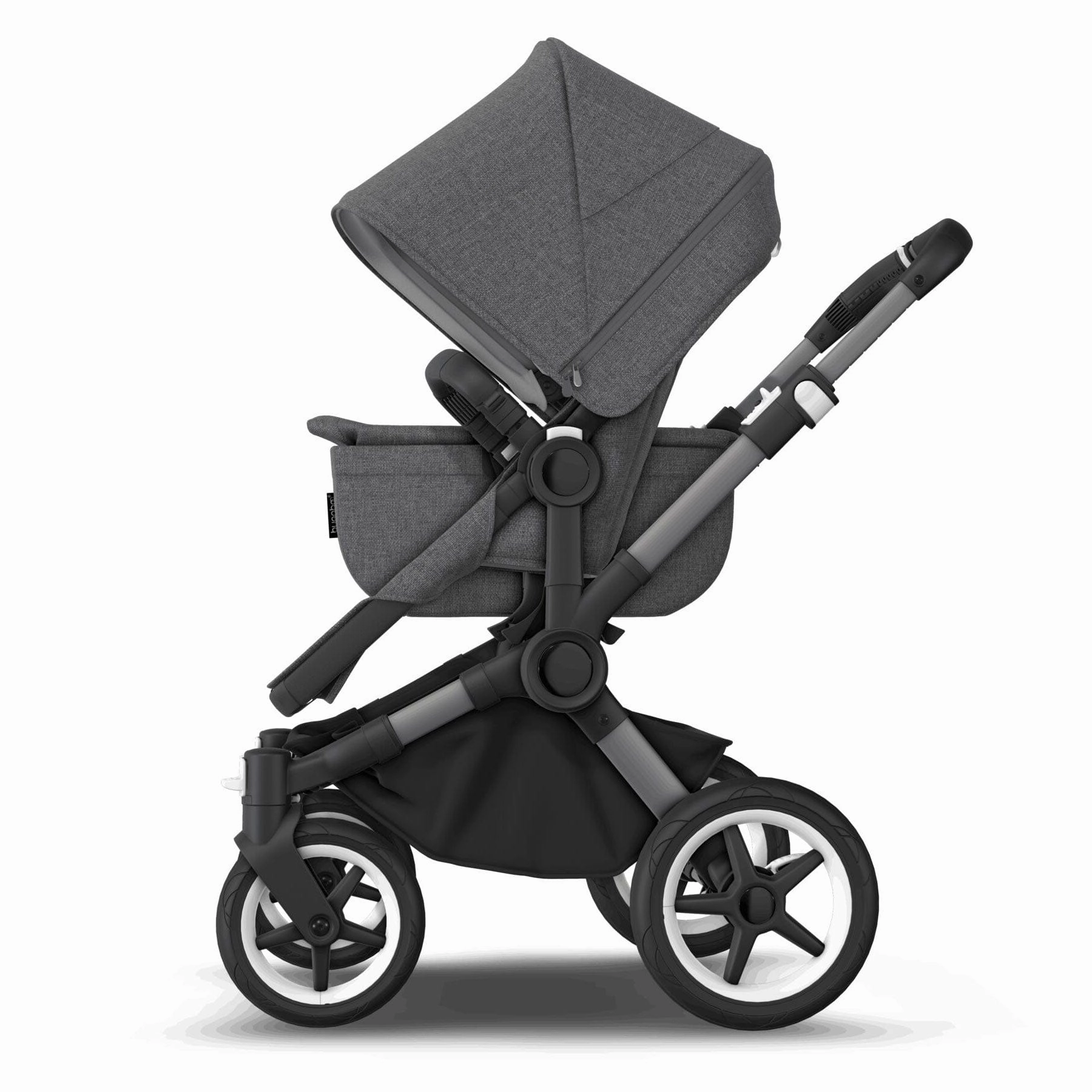 Bugaboo Donkey 5 Mono Cloud T Travel System - Grey Mlange