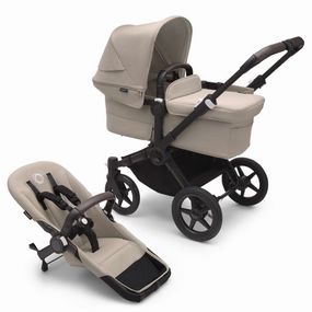Bugaboo Donkey 5 Mono Complete Pushchair - Black/Desert Taupe