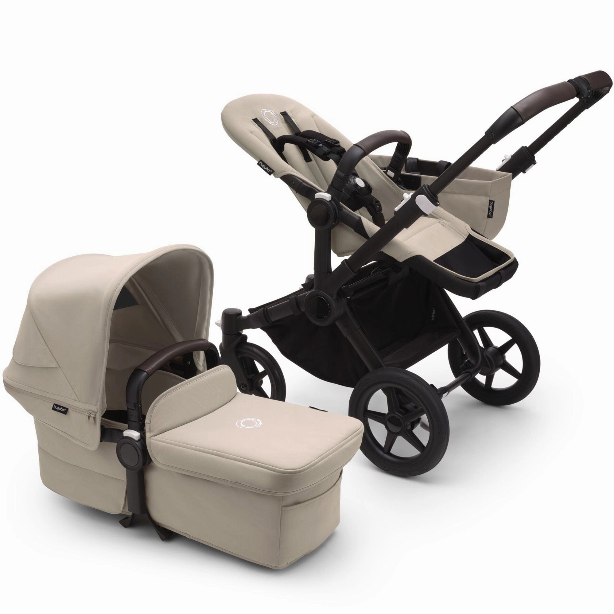 Bugaboo Donkey 5 Mono Complete Pushchair - Black/Desert Taupe
