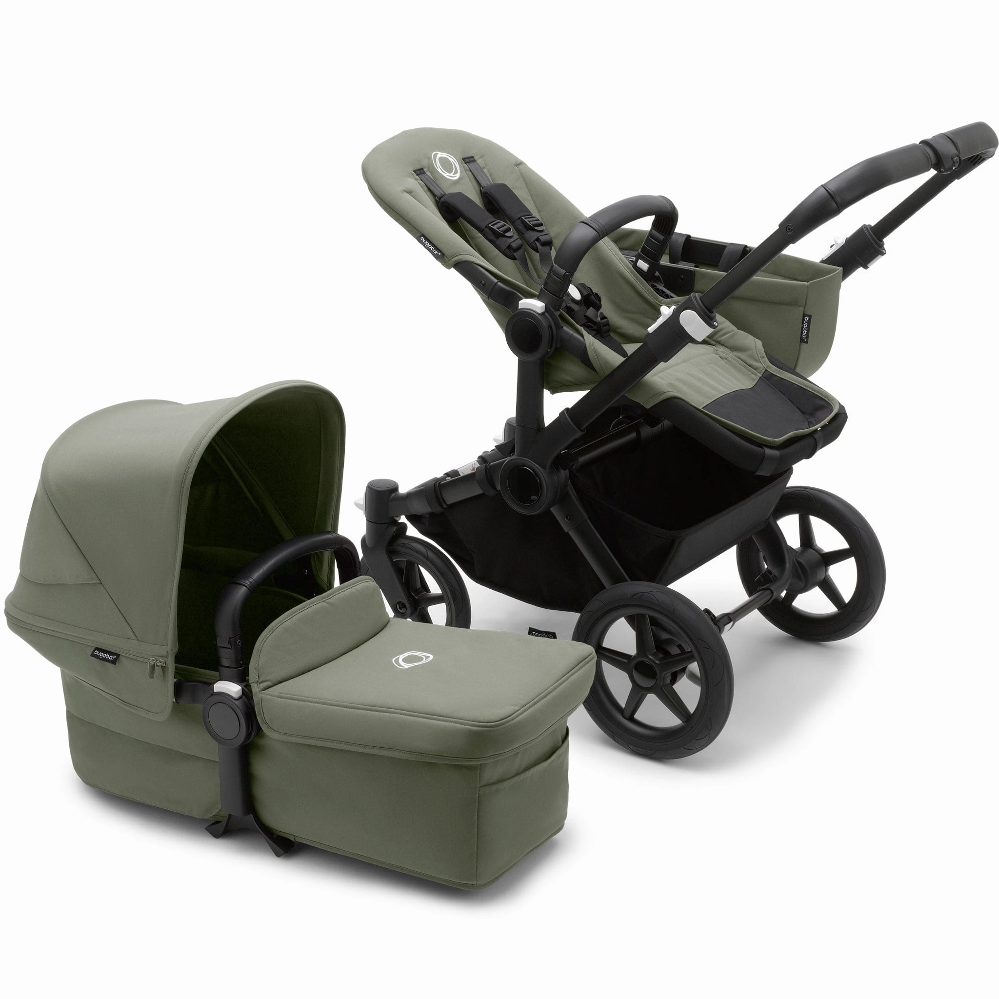 Bugaboo Donkey 5 Mono Complete Pushchair - Black/Forest Green