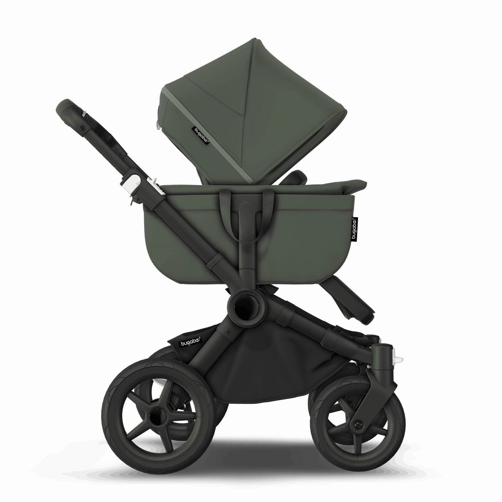 Bugaboo Donkey 5 Mono Complete Pushchair - Black/Forest Green