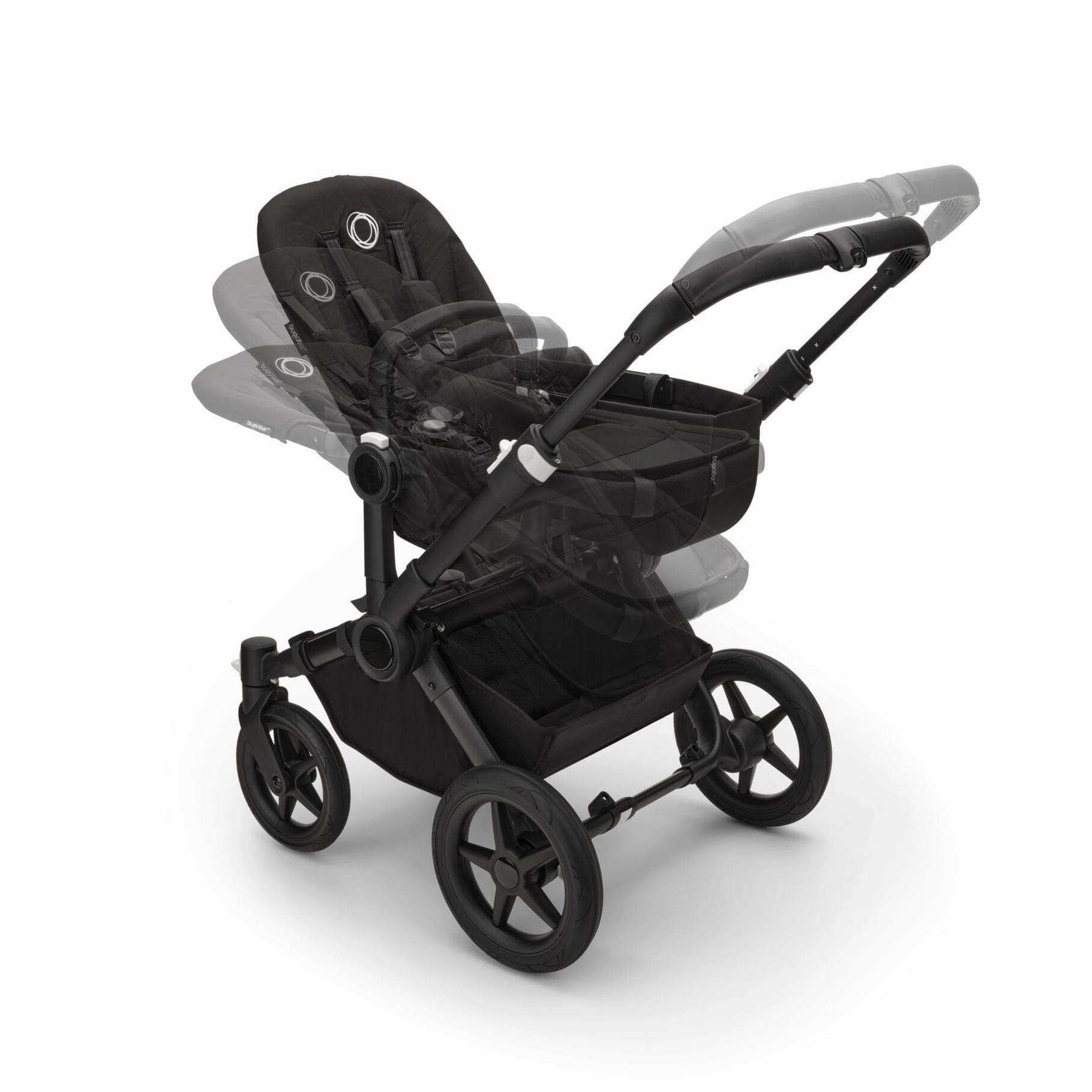 Bugaboo Donkey 5 Mono Complete Pushchair - Black/Midnight Black