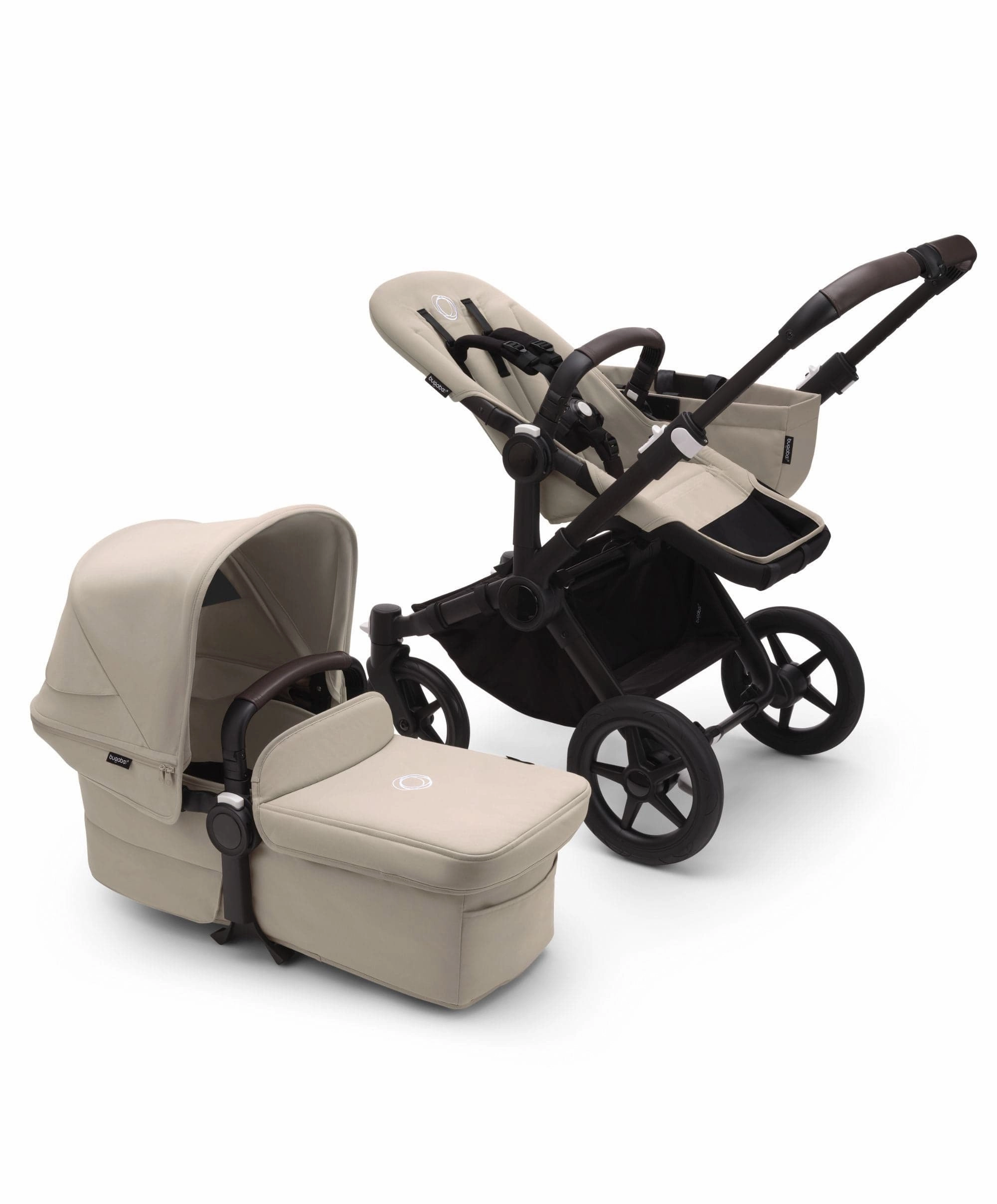 Bugaboo Donkey 5 Mono Complete Pushchair & Carrycot - Desert Taupe