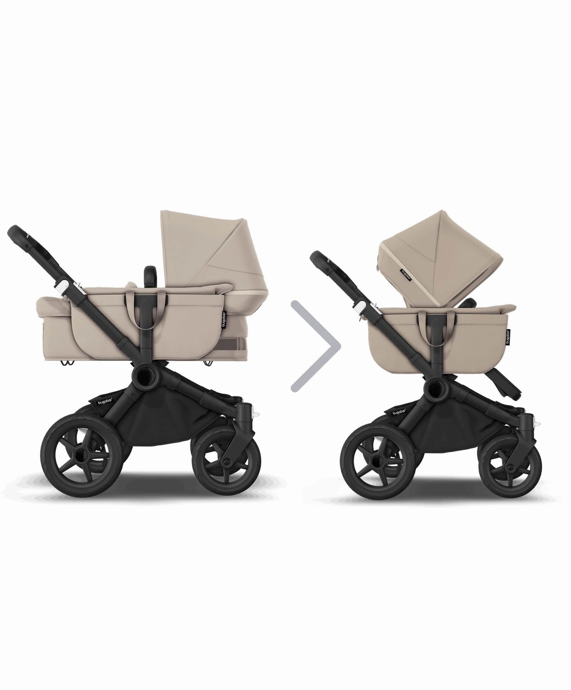 Bugaboo Donkey 5 Mono Complete Pushchair & Carrycot - Desert Taupe