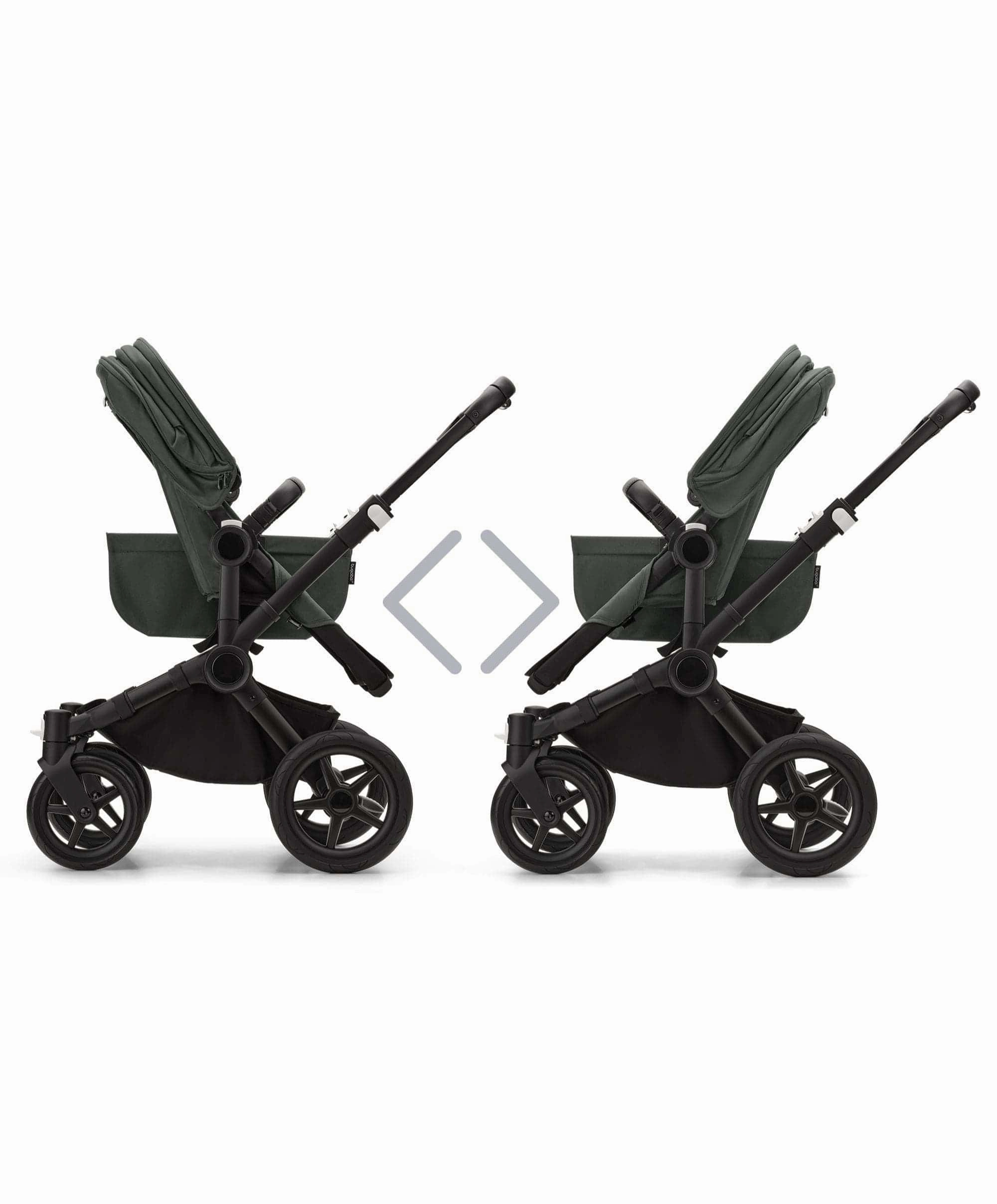 Bugaboo Donkey 5 Mono Complete Pushchair & Carrycot - Forest Green