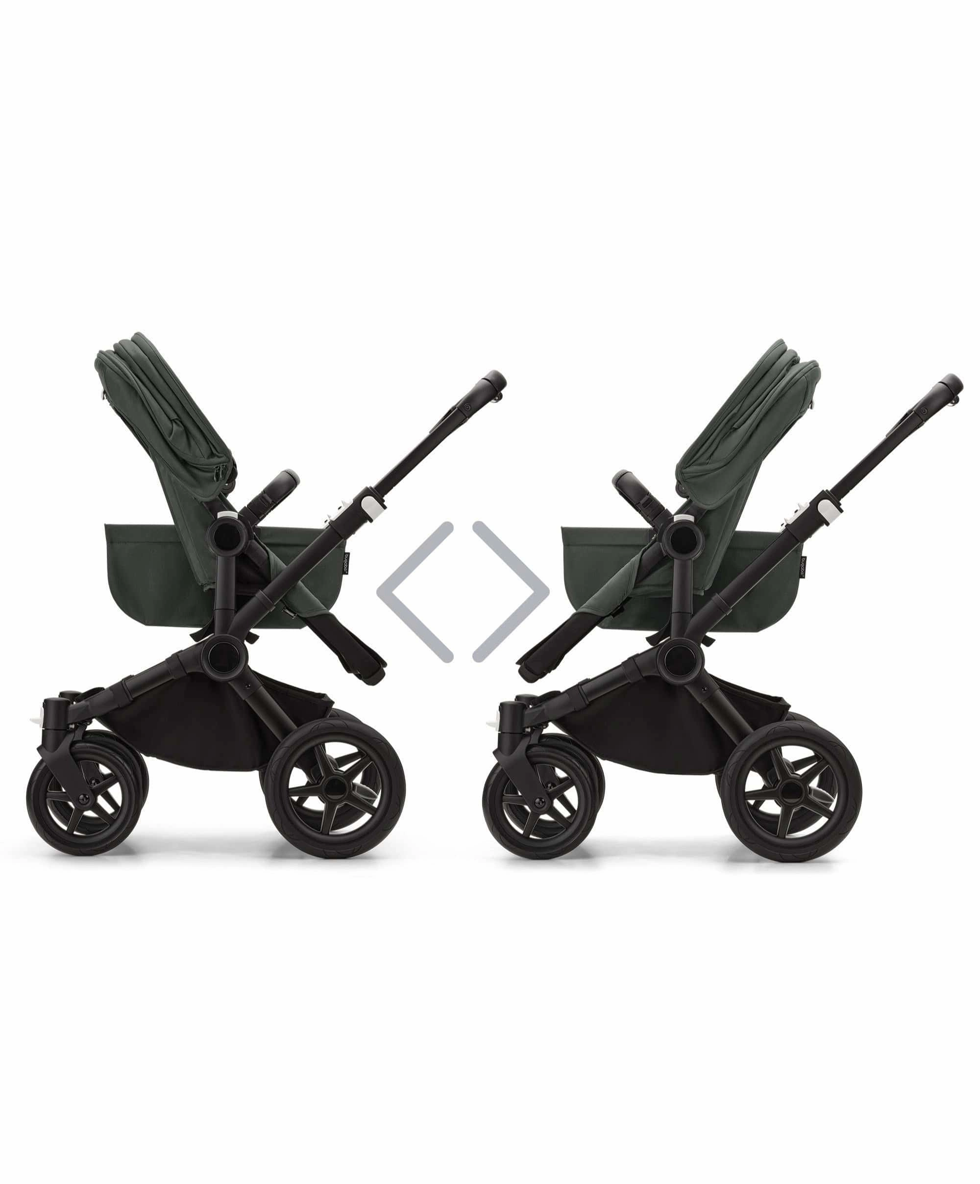 Bugaboo Donkey 5 Mono Complete Pushchair & Carrycot - Forest Green