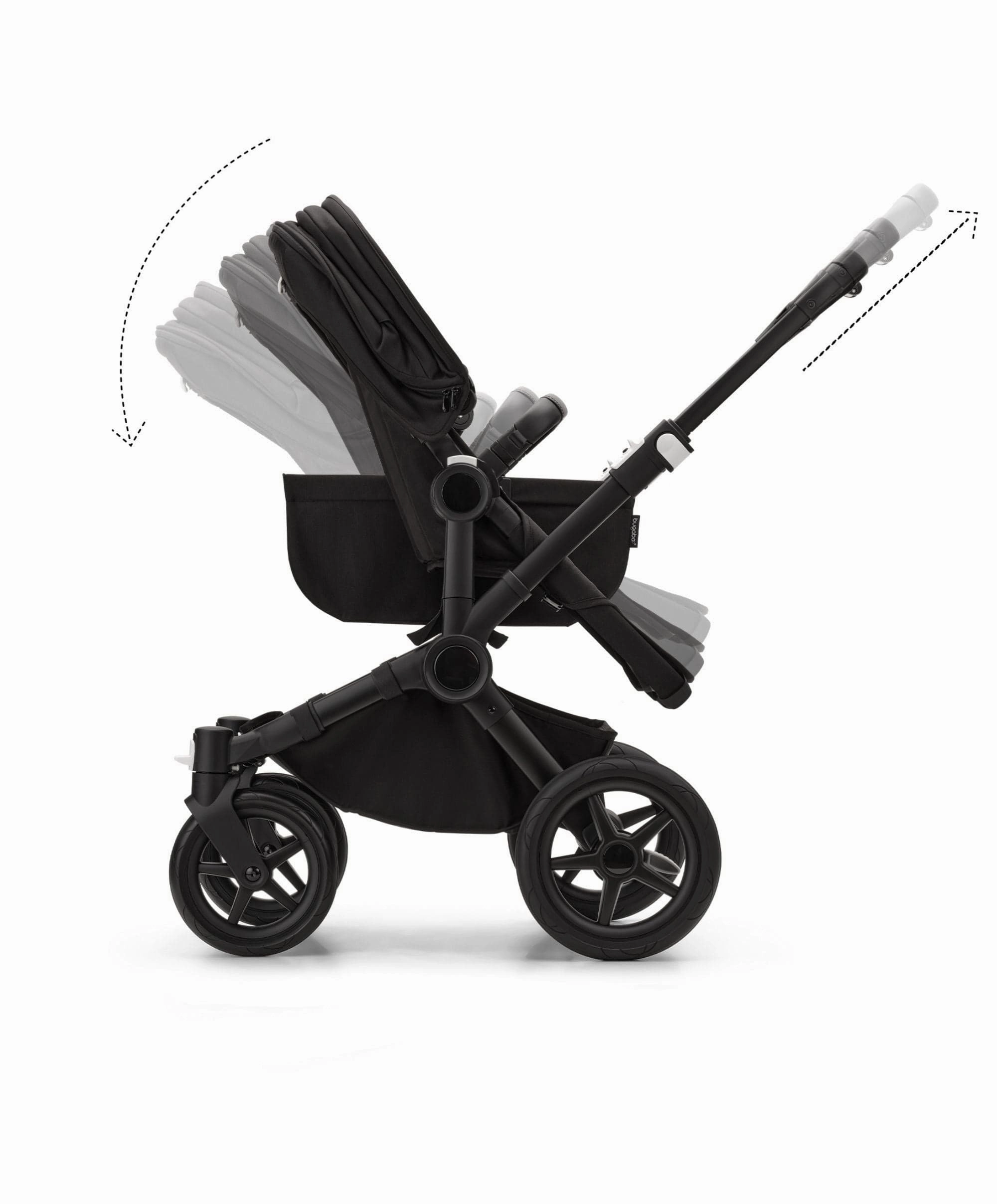 Bugaboo Donkey 5 Mono Complete Pushchair & Carrycot - Midnight Black