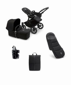 Bugaboo Donkey 5 Mono Complete Pushchair Essential Bundle - Black