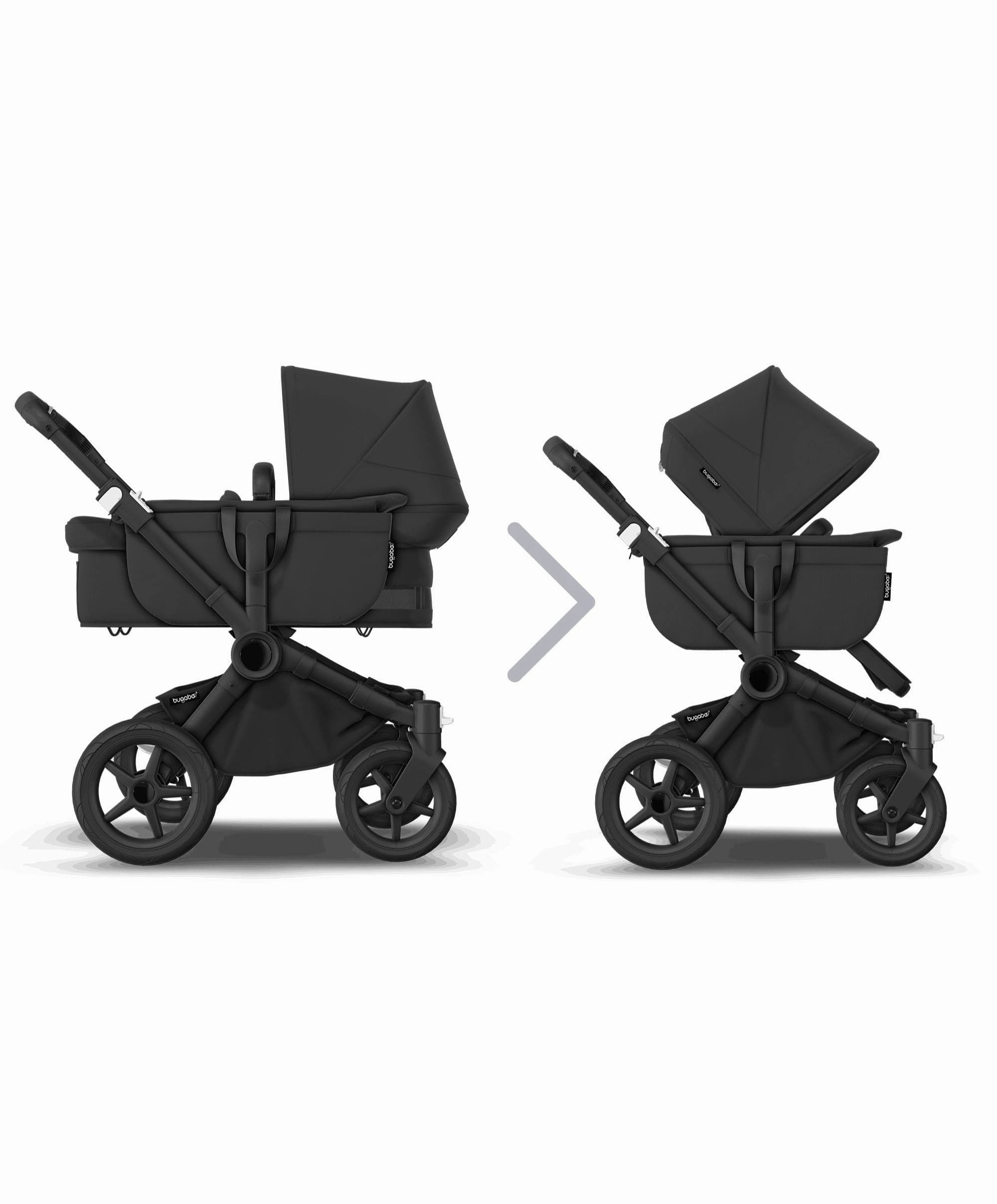 Bugaboo Donkey 5 Mono Complete Pushchair Essential Bundle - Black