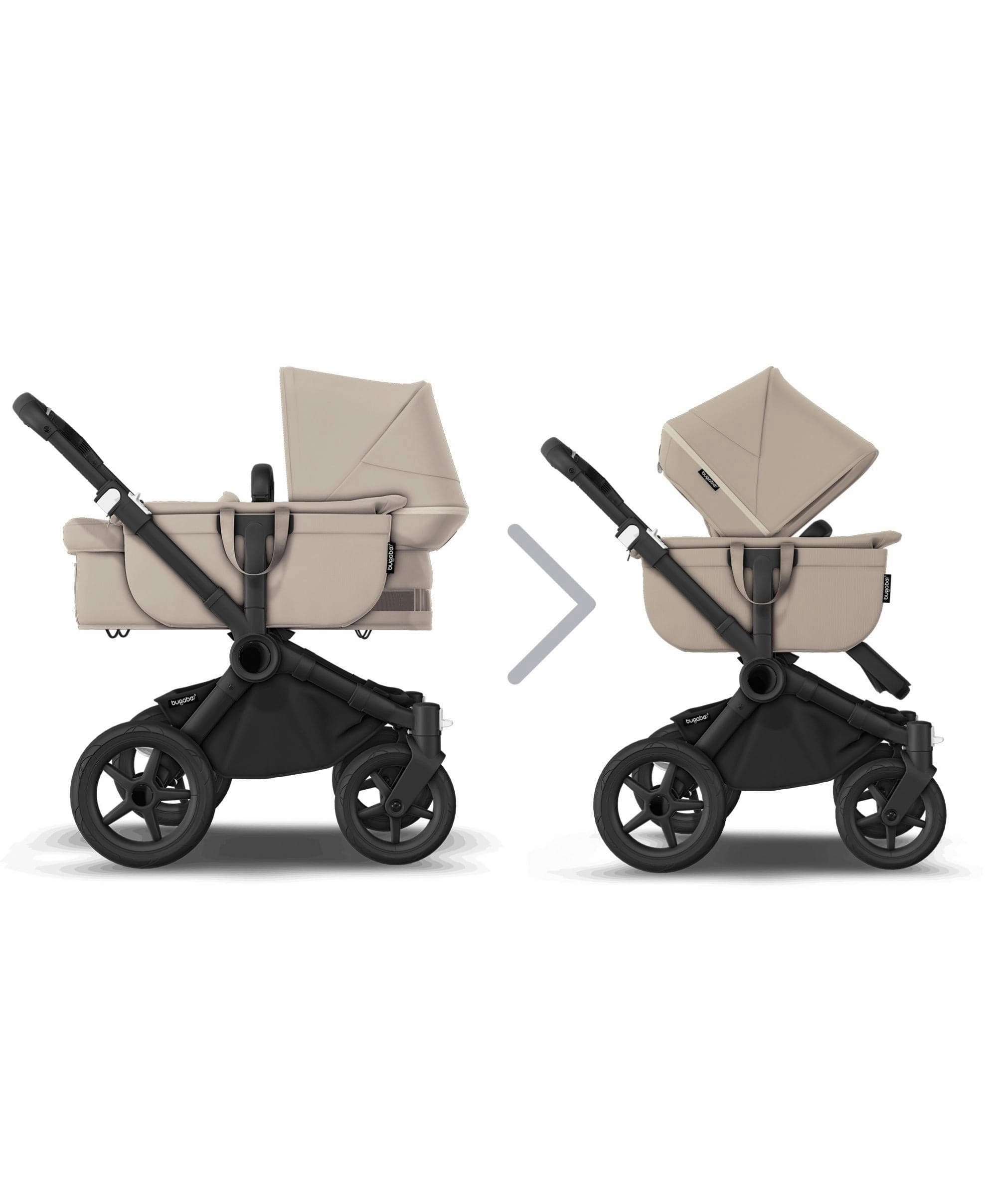 Bugaboo Donkey 5 Mono Complete Pushchair Ultimate Bundle with Cloud T Car Seat & Base - Taupe