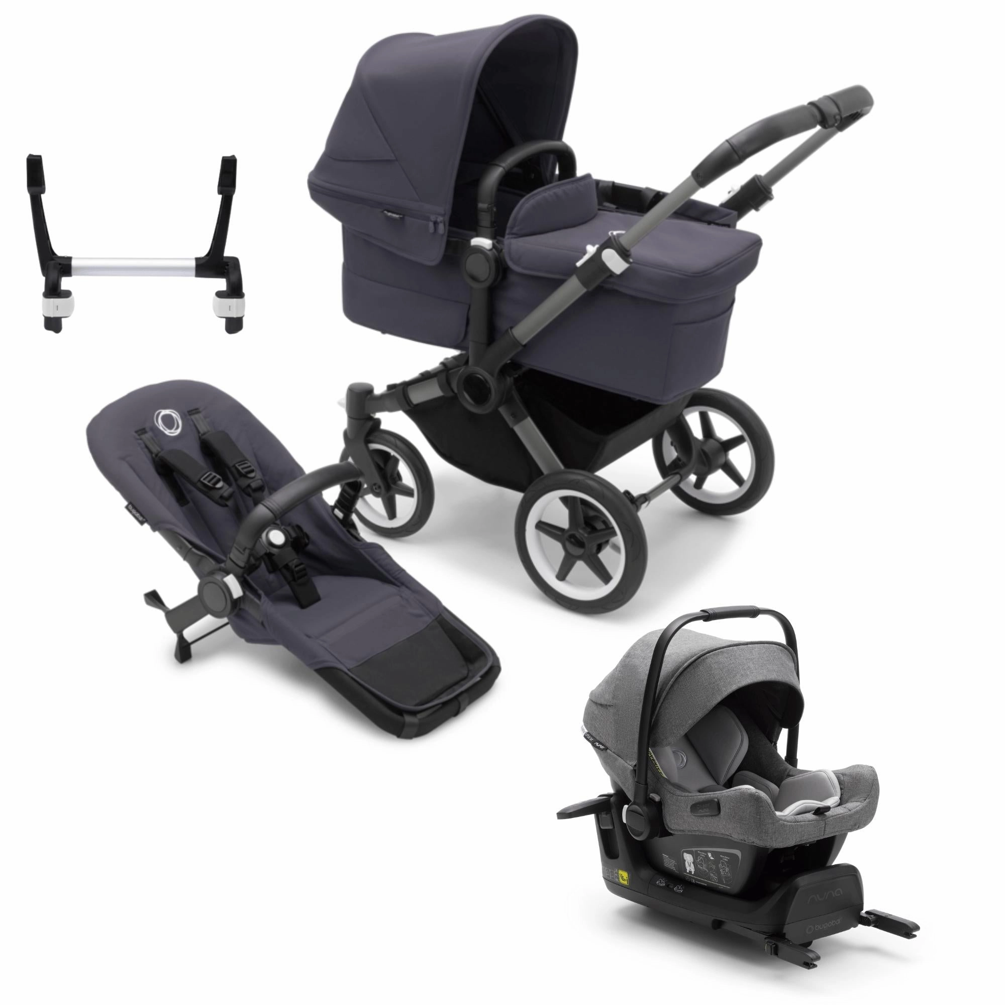 Bugaboo, Donkey 5 Mono Complete Travel Bundle w/ Turtle Air