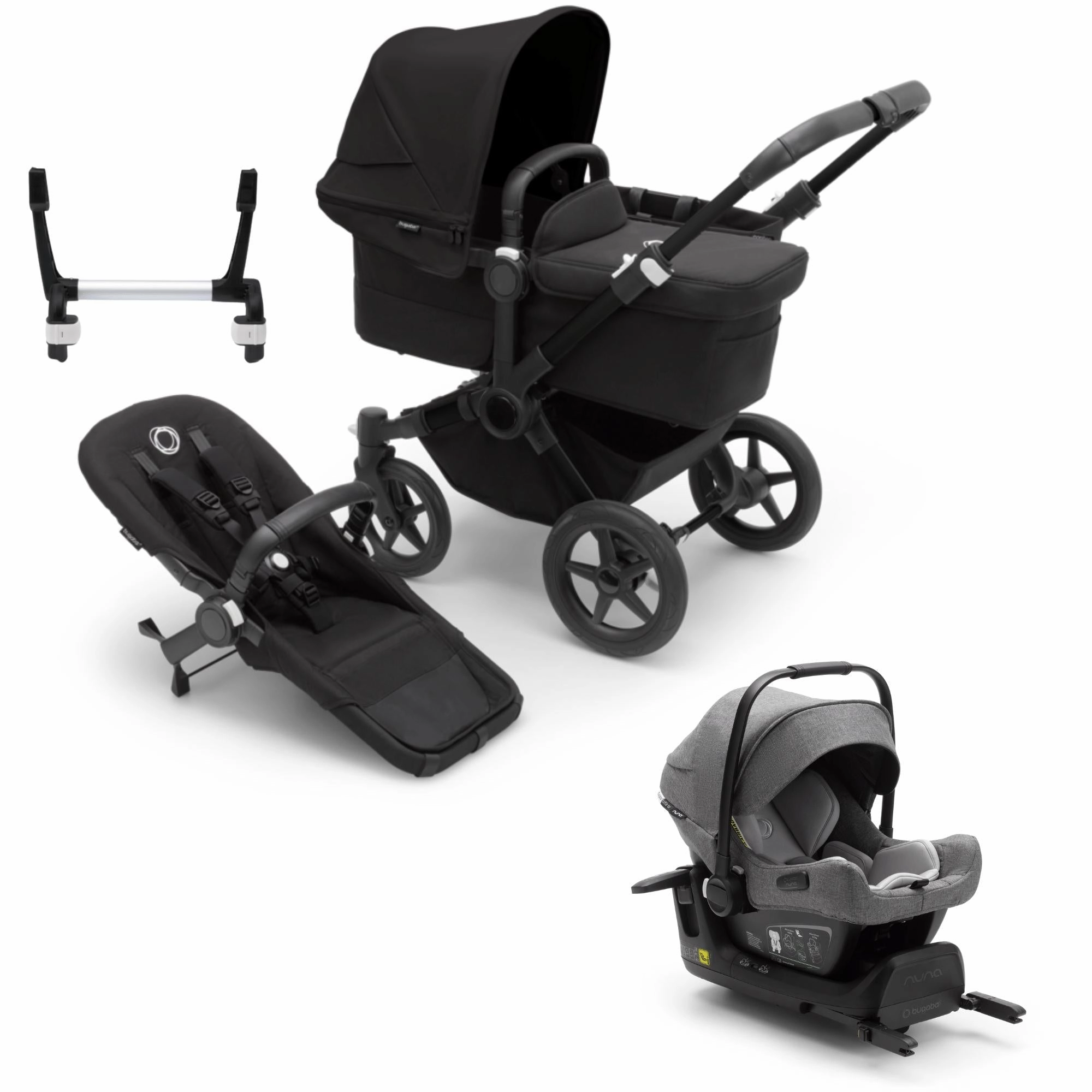 Bugaboo, Donkey 5 Mono Complete Travel Bundle w/ Turtle Air