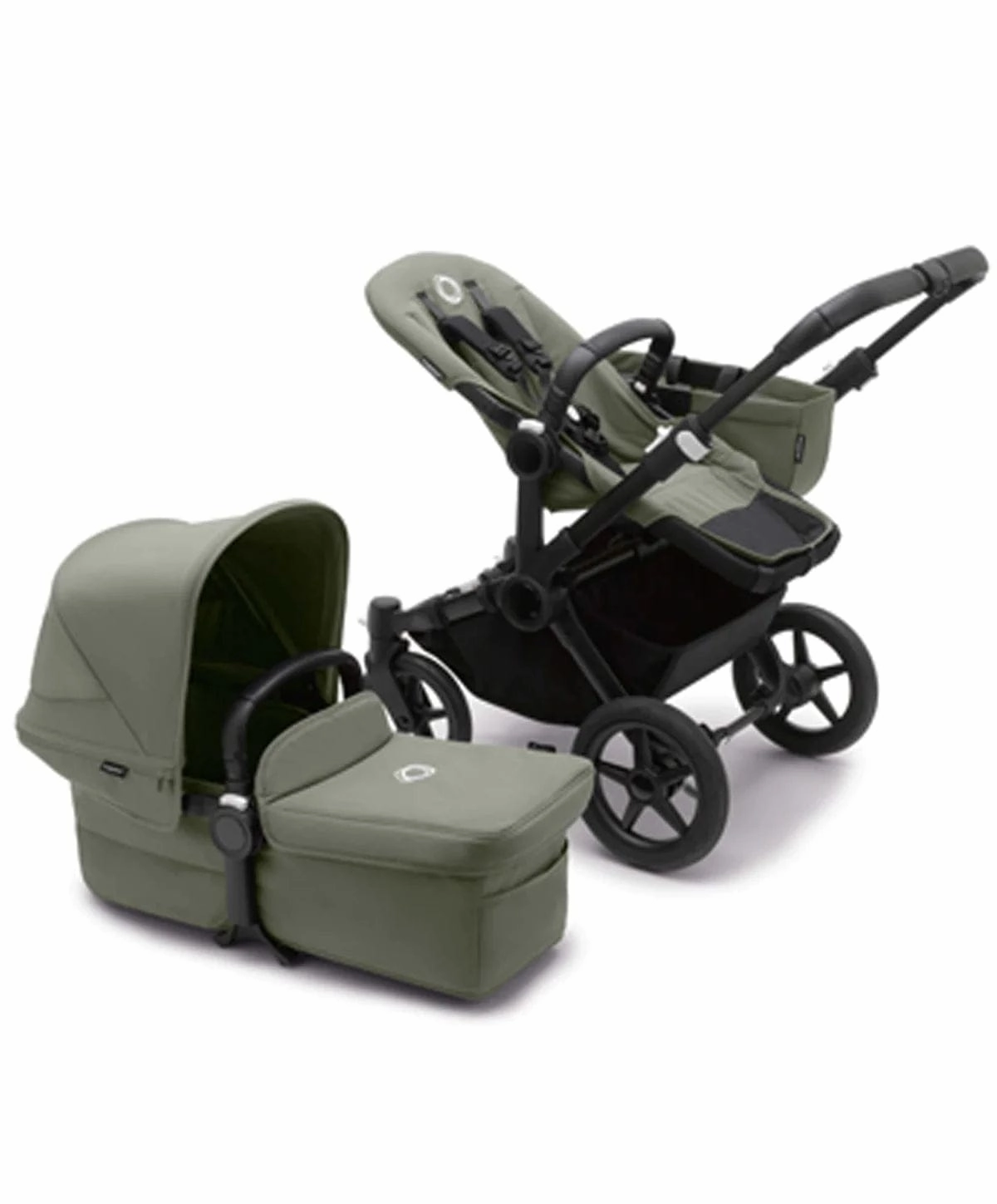 Bugaboo Donkey 5 Twin - Black / Forest Green