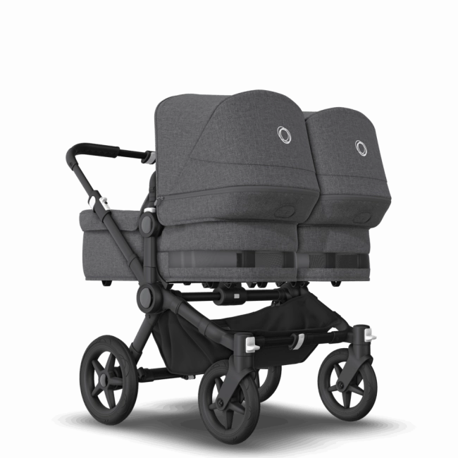 Bugaboo Donkey 5 Twin - Black / Grey Melange
