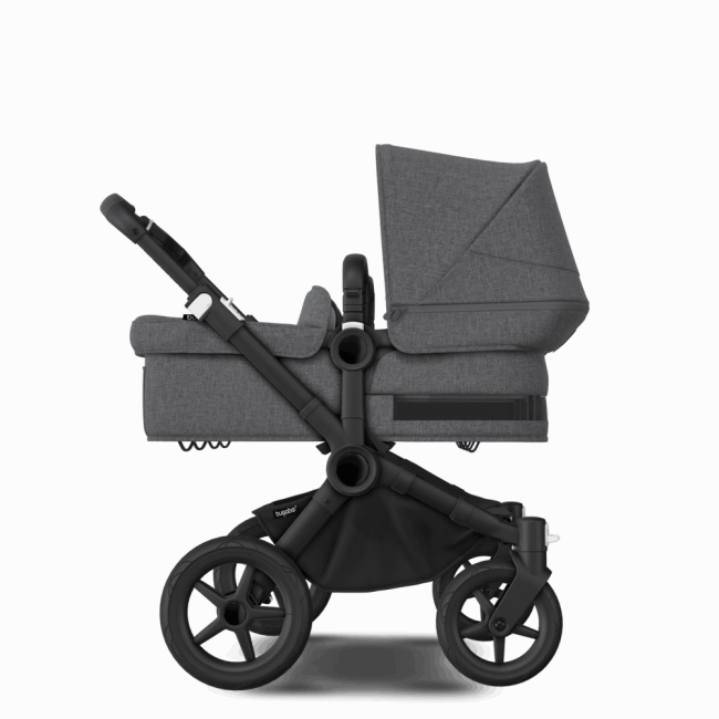 Bugaboo Donkey 5 Twin - Black / Grey Melange