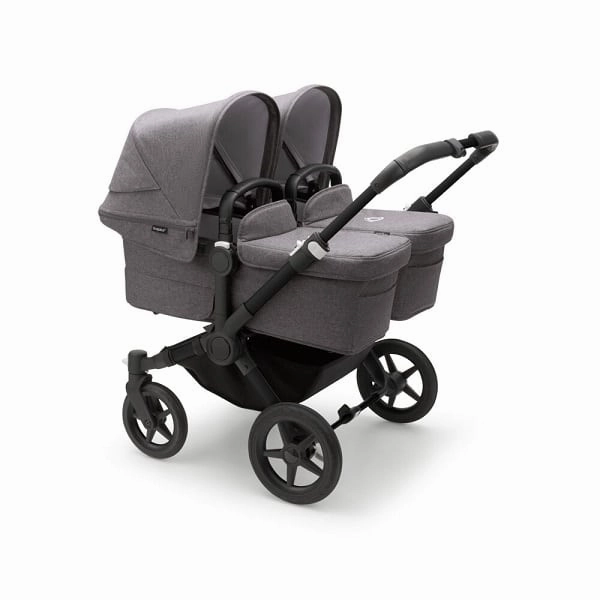 Bugaboo Donkey 5 Twin - Black / Grey Melange