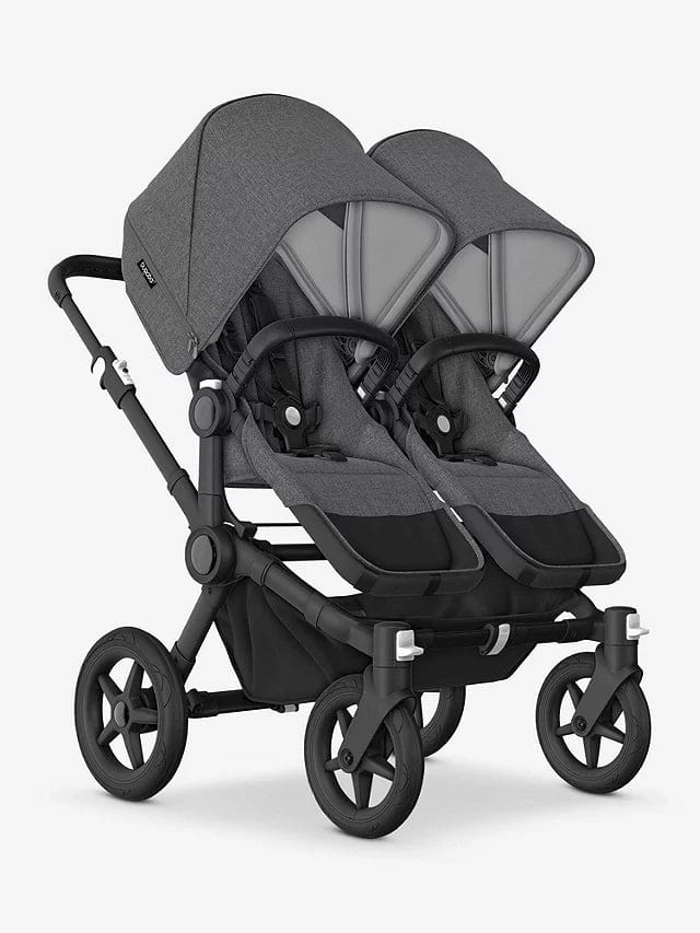 Bugaboo Donkey 5 Twin - Black / Grey Melange