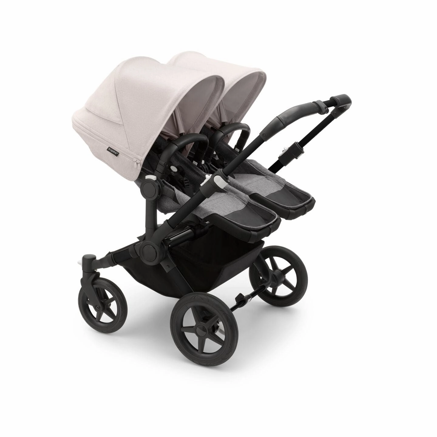 Bugaboo Donkey 5 Twin - Black/Grey Melange/Misty White