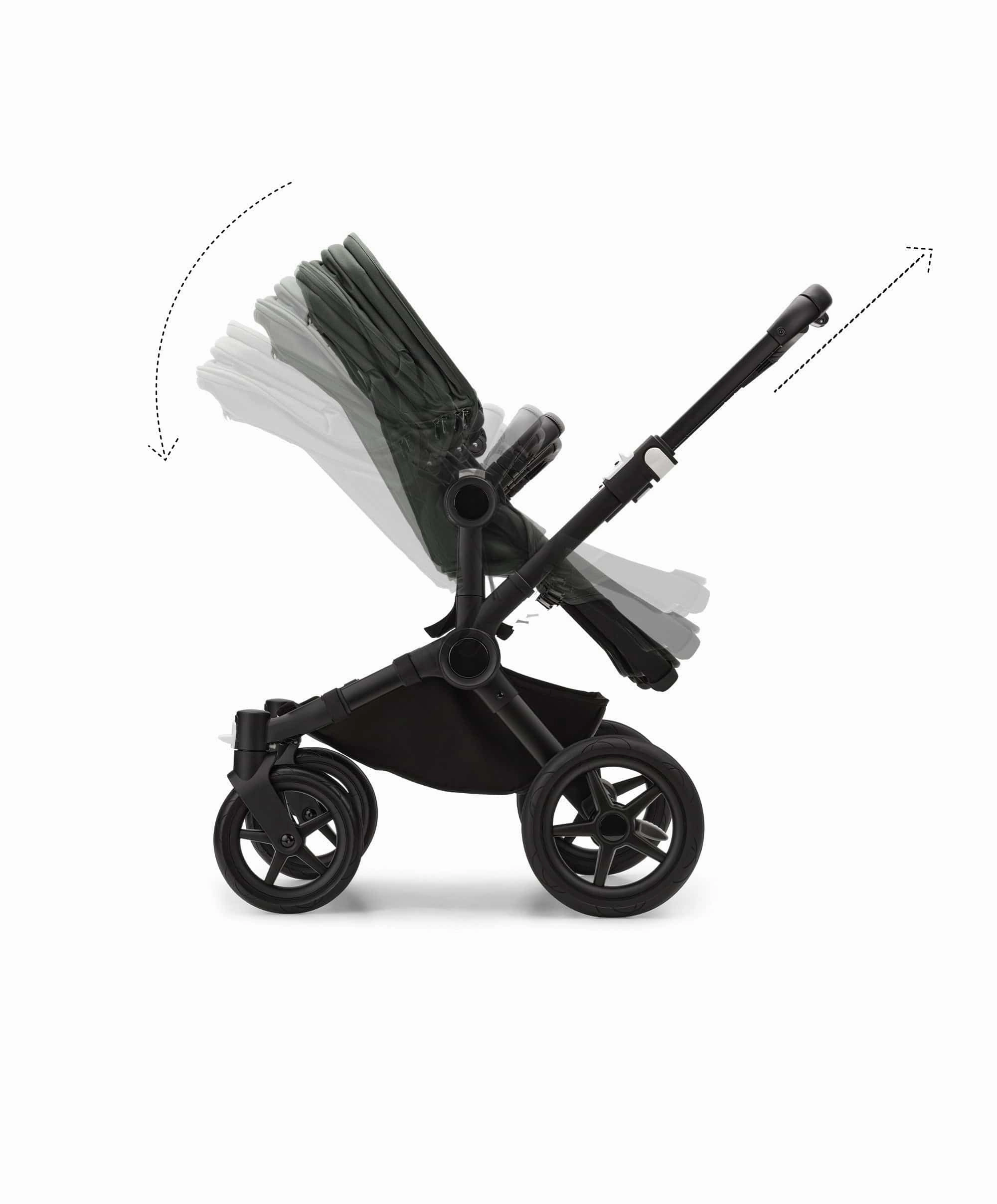 Bugaboo Donkey 5 Twin Carrycot & Seat Pushchair - Forest Green