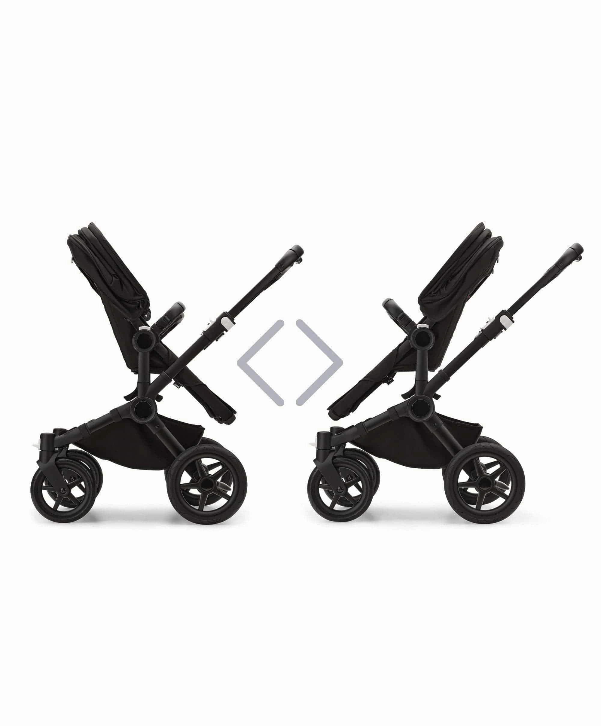 Bugaboo Donkey 5 Twin Carrycot & Seat Pushchair - Midnight Black