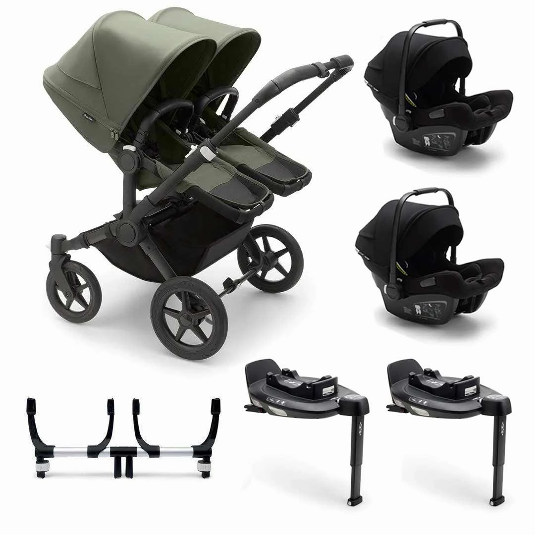 Bugaboo Donkey 5 Twin Complete   Turtle Air Travel System
