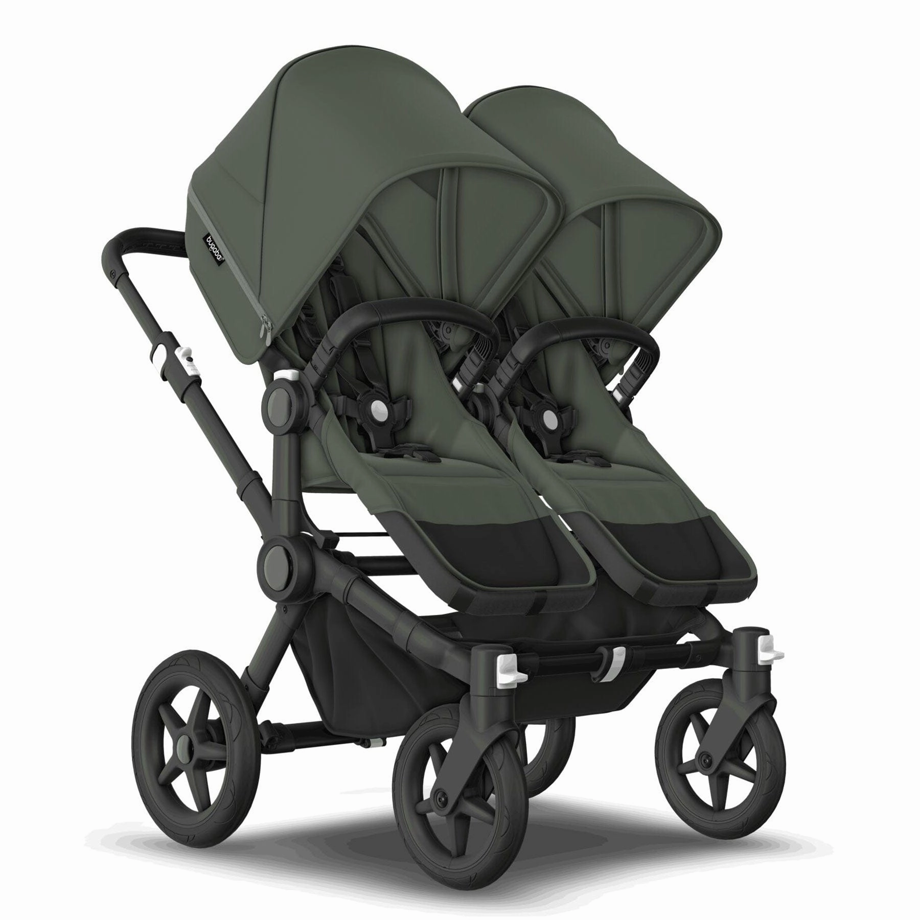 Bugaboo Donkey 5 Twin Complete Pushchair - Black/Forest Green