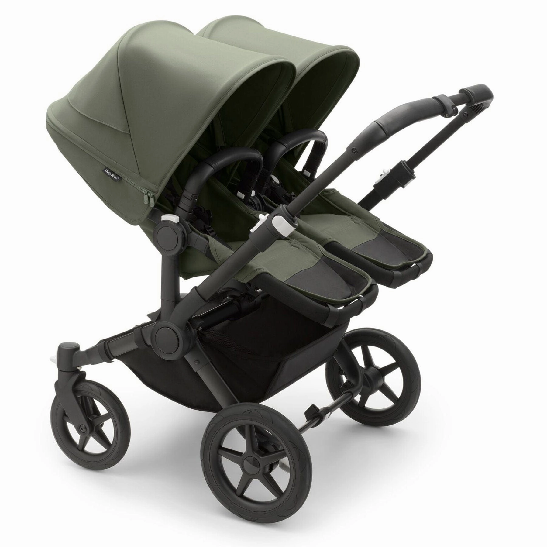 Bugaboo Donkey 5 Twin Complete Pushchair - Black/Forest Green