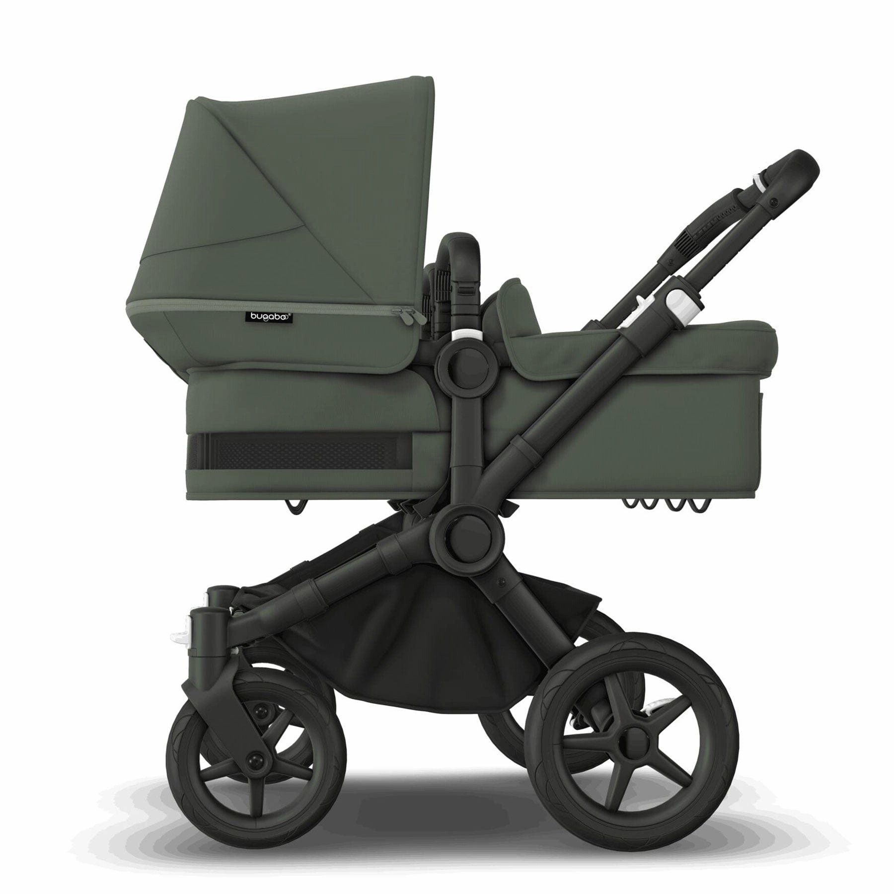 Bugaboo Donkey 5 Twin Complete Pushchair - Black/Forest Green
