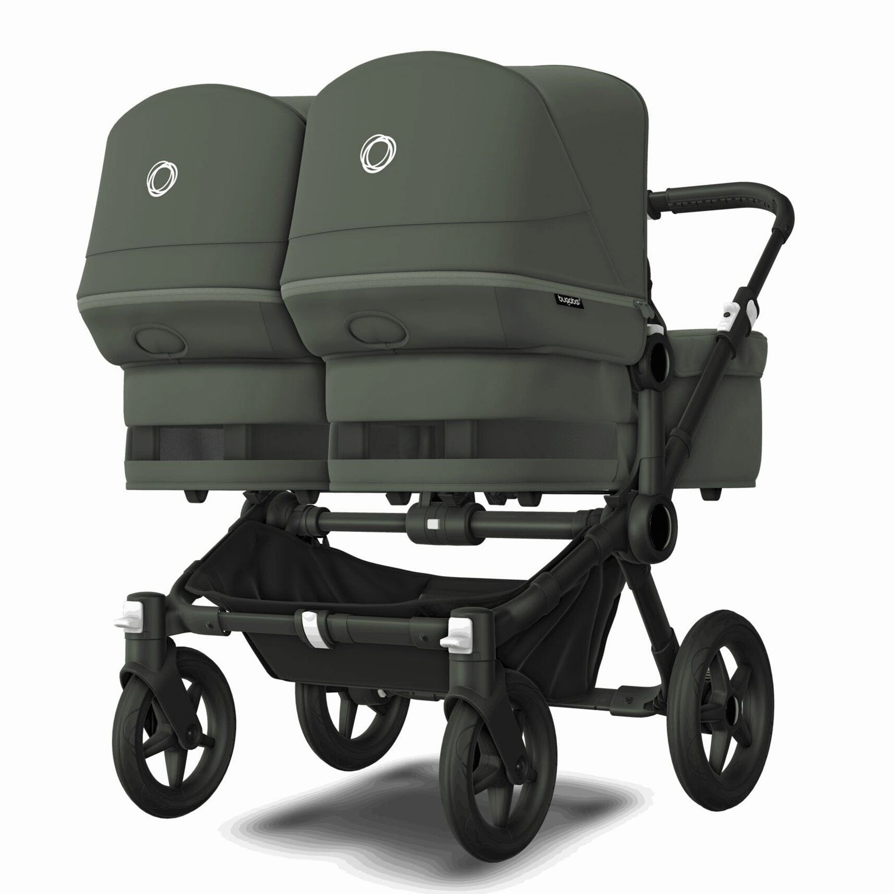 Bugaboo Donkey 5 Twin Complete Pushchair - Black/Forest Green