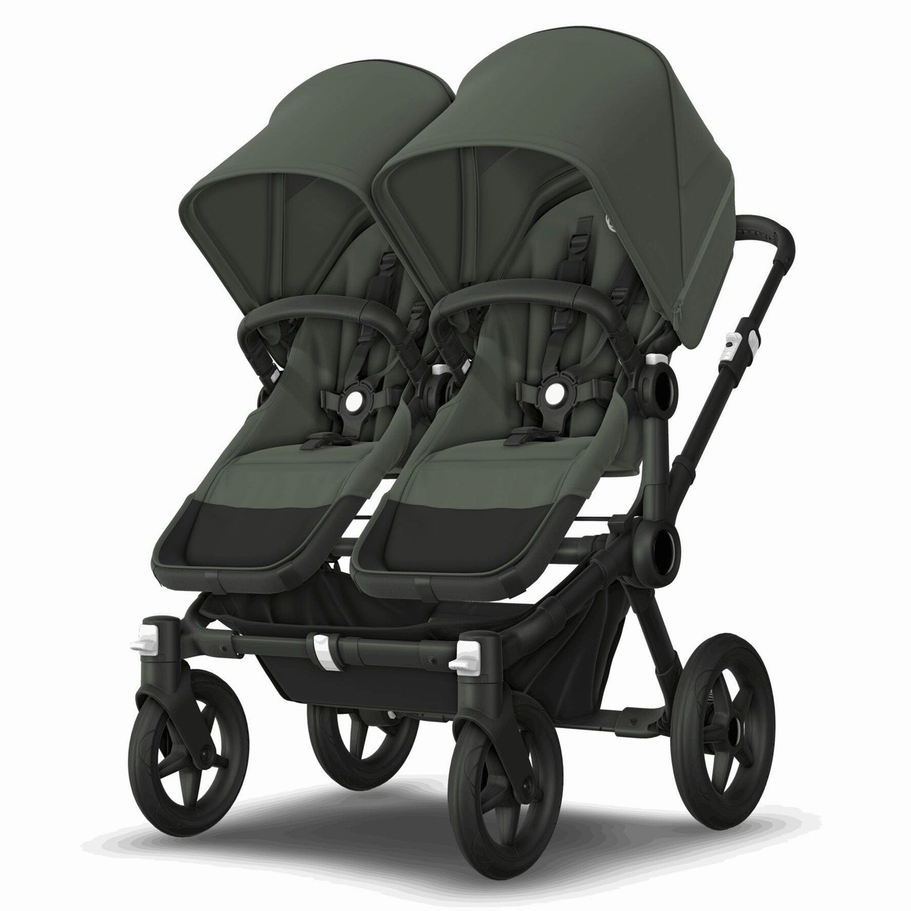 Bugaboo Donkey 5 Twin Complete Pushchair - Black/Forest Green
