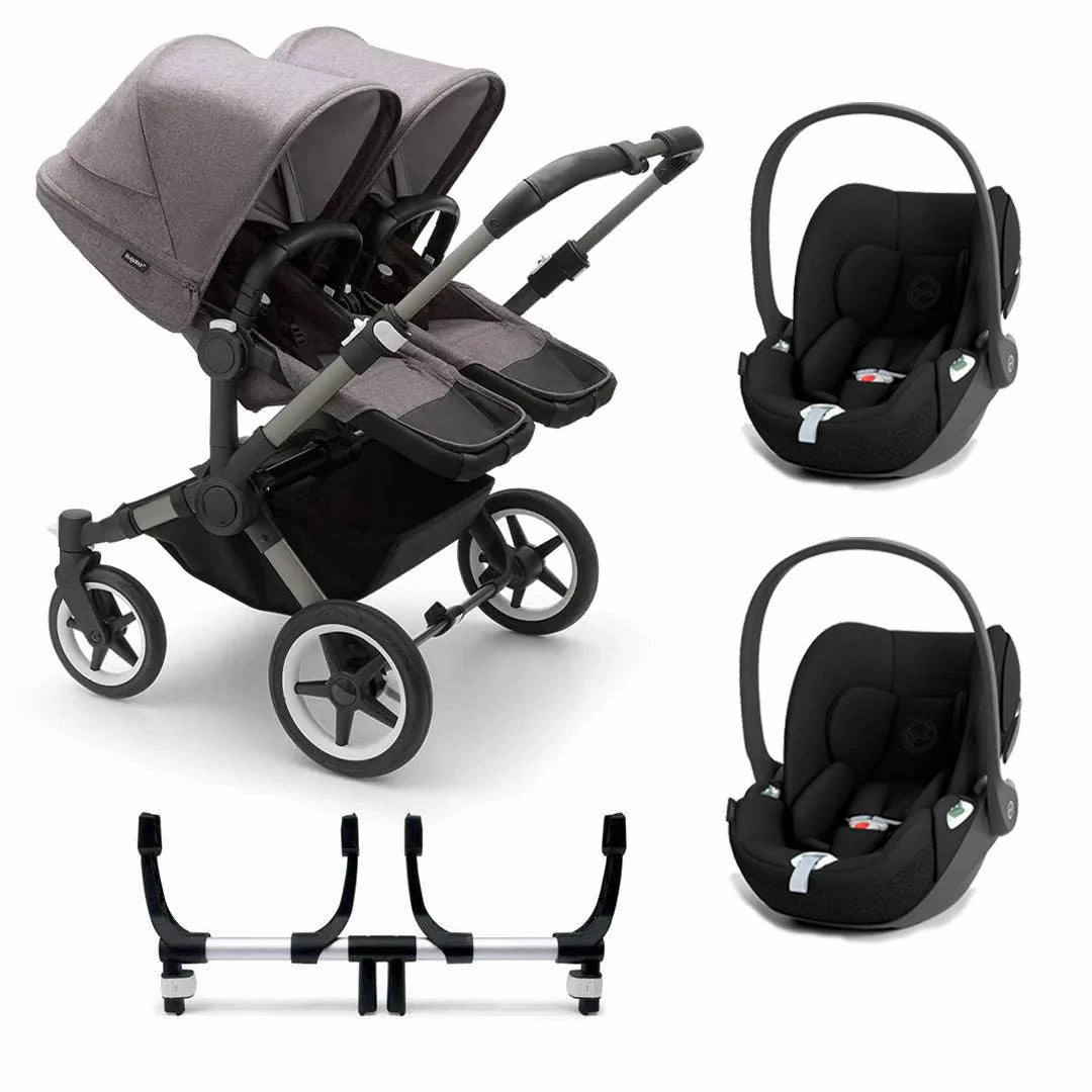 Bugaboo, Donkey 5 Twin Complete Travel Bundle w/ Cloud T