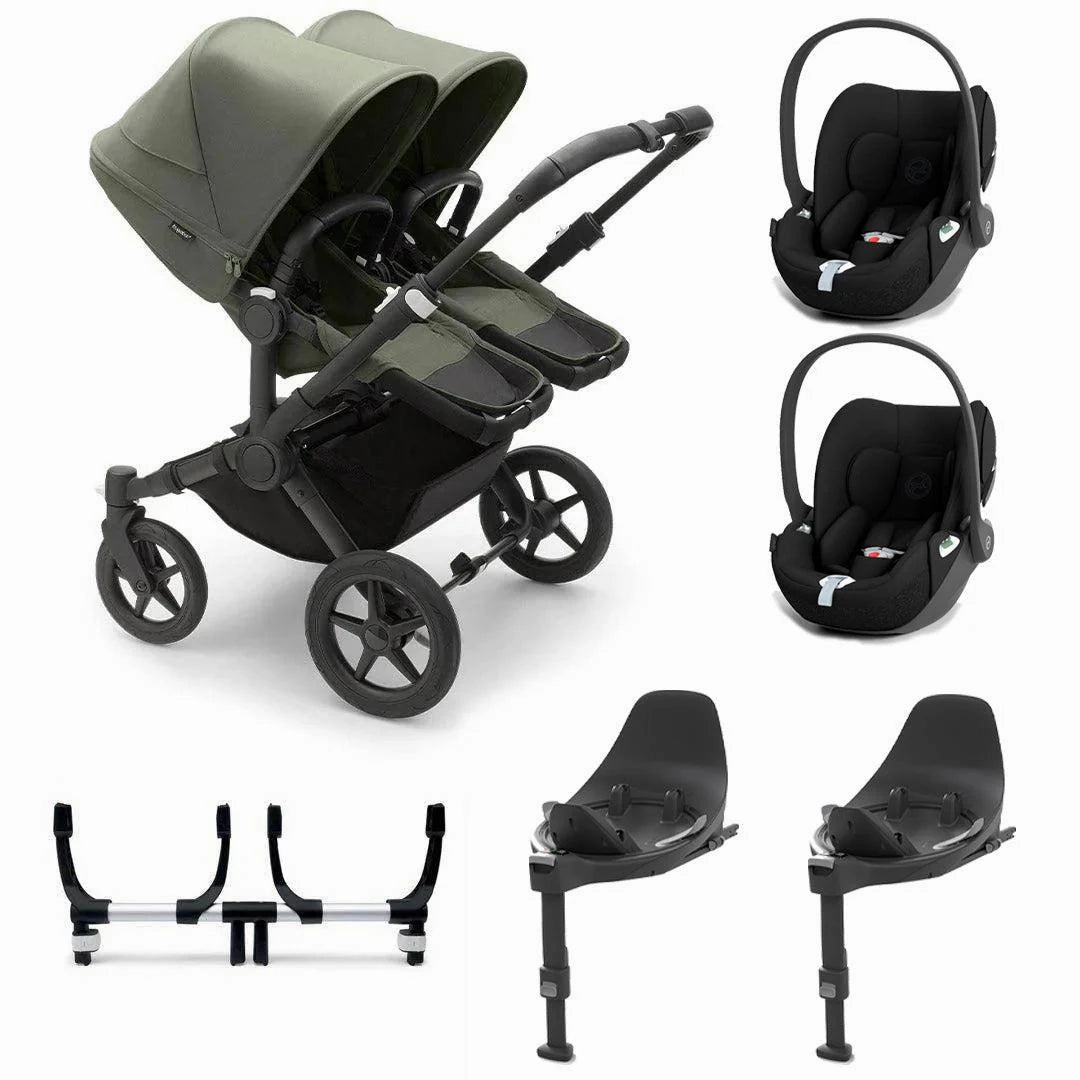 Bugaboo, Donkey 5 Twin Complete Travel Bundle w/ Cloud T
