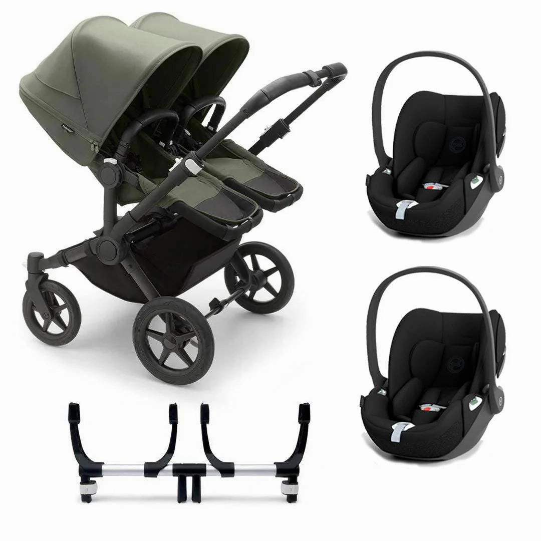 Bugaboo, Donkey 5 Twin Complete Travel Bundle w/ Cloud T
