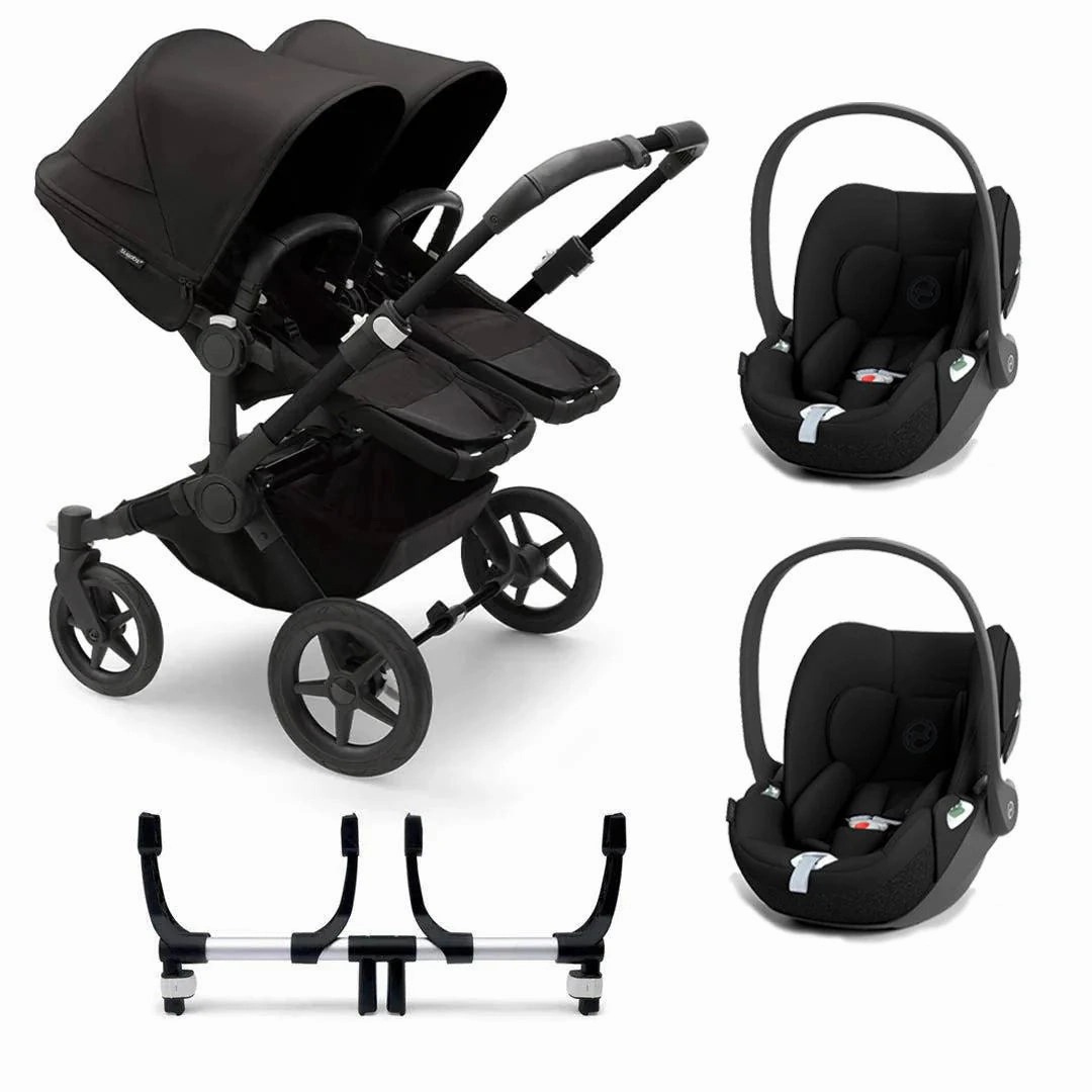 Bugaboo, Donkey 5 Twin Complete Travel Bundle w/ Cloud T