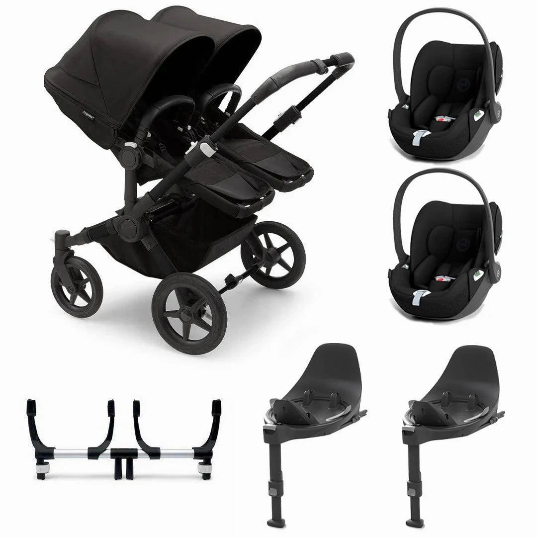 Bugaboo, Donkey 5 Twin Complete Travel Bundle w/ Cloud T